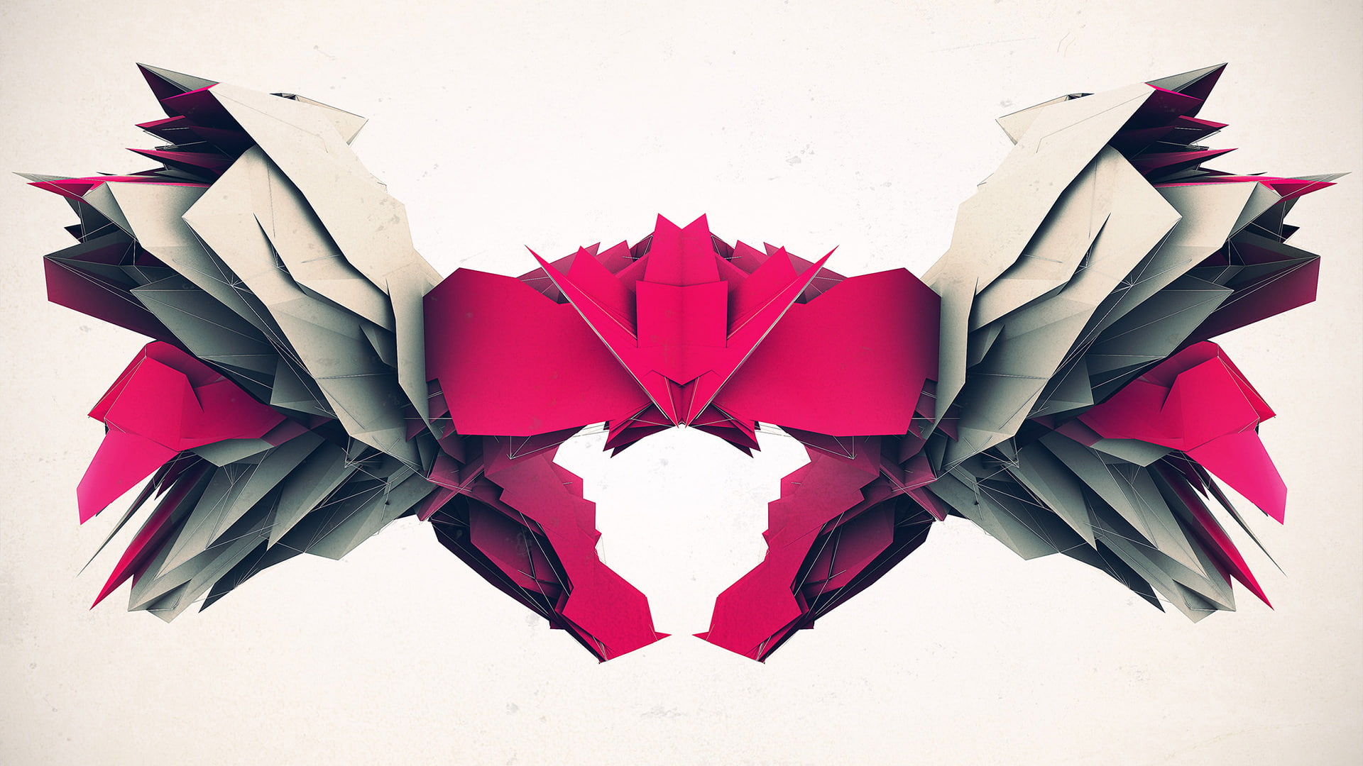 crabs, 1080P, digital art, render, simple background, abstract, HD Wallpaper
