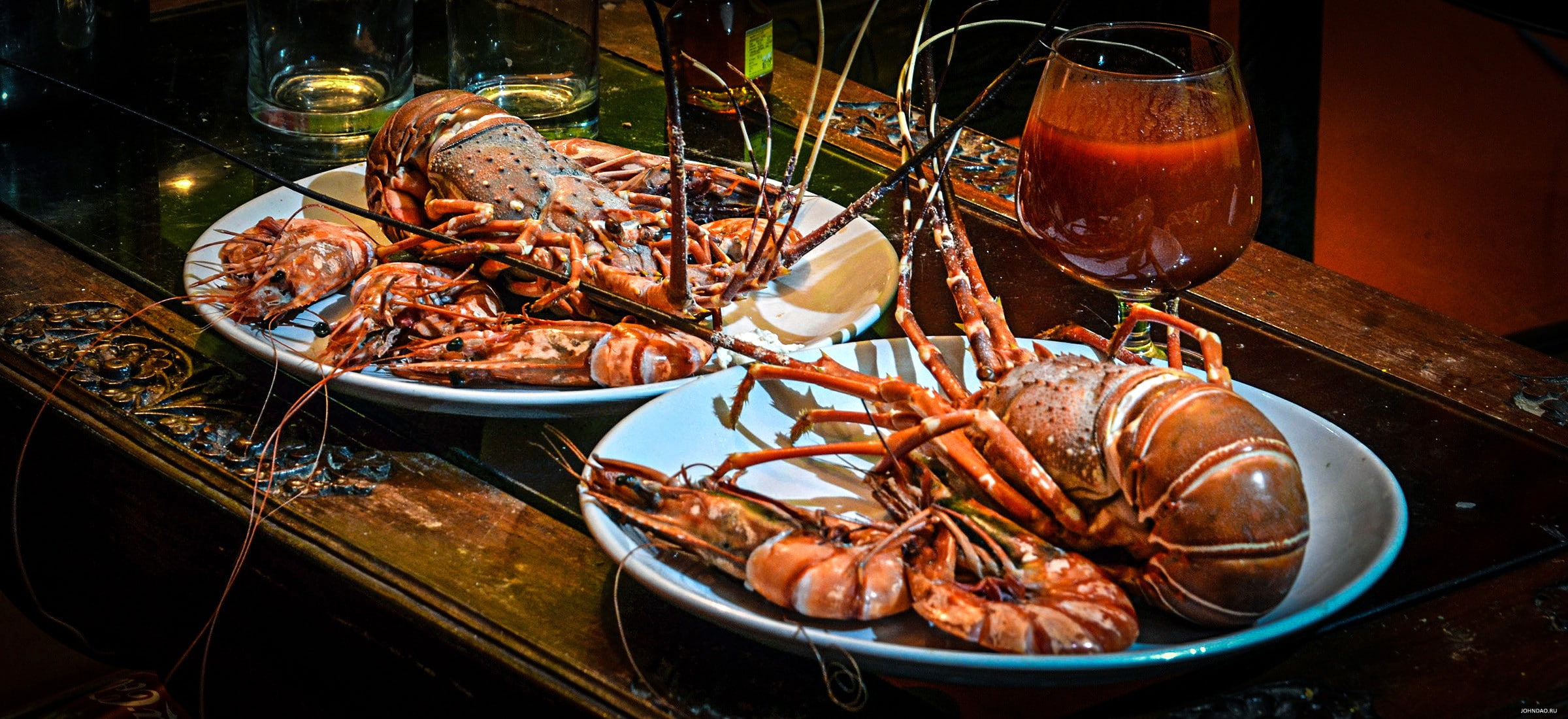lobster, dinner, alcohol, plate, indoors, meat, animal, no people, crustacean, freshness, refreshment, drink, glass, wellbeing, 1080P, food and drink, HD Wallpaper