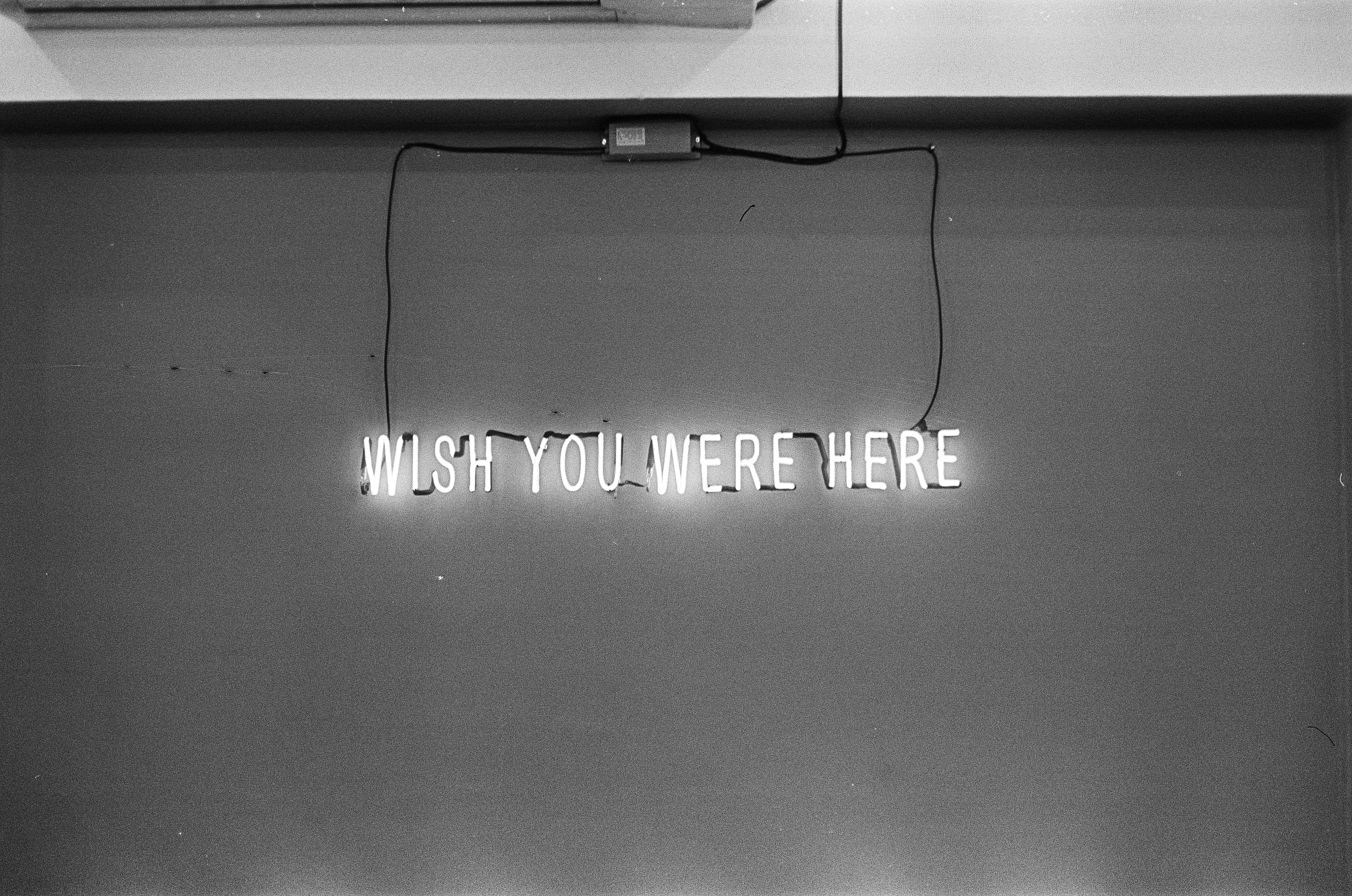 capital letter, vintage, message, indoors, night, onfilm, technology, western script, lighting equipment, built structure, wall - building feature, black and white, HD Wallpaper