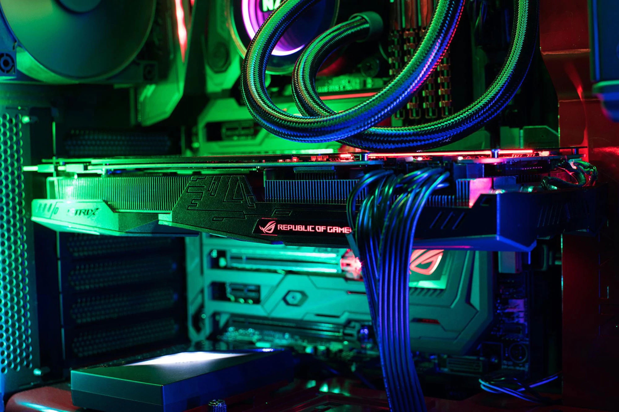 technics, technology, rog, asus, electronic, videogame, republic, 1080P, gamer, gaming, computer, HD Wallpaper