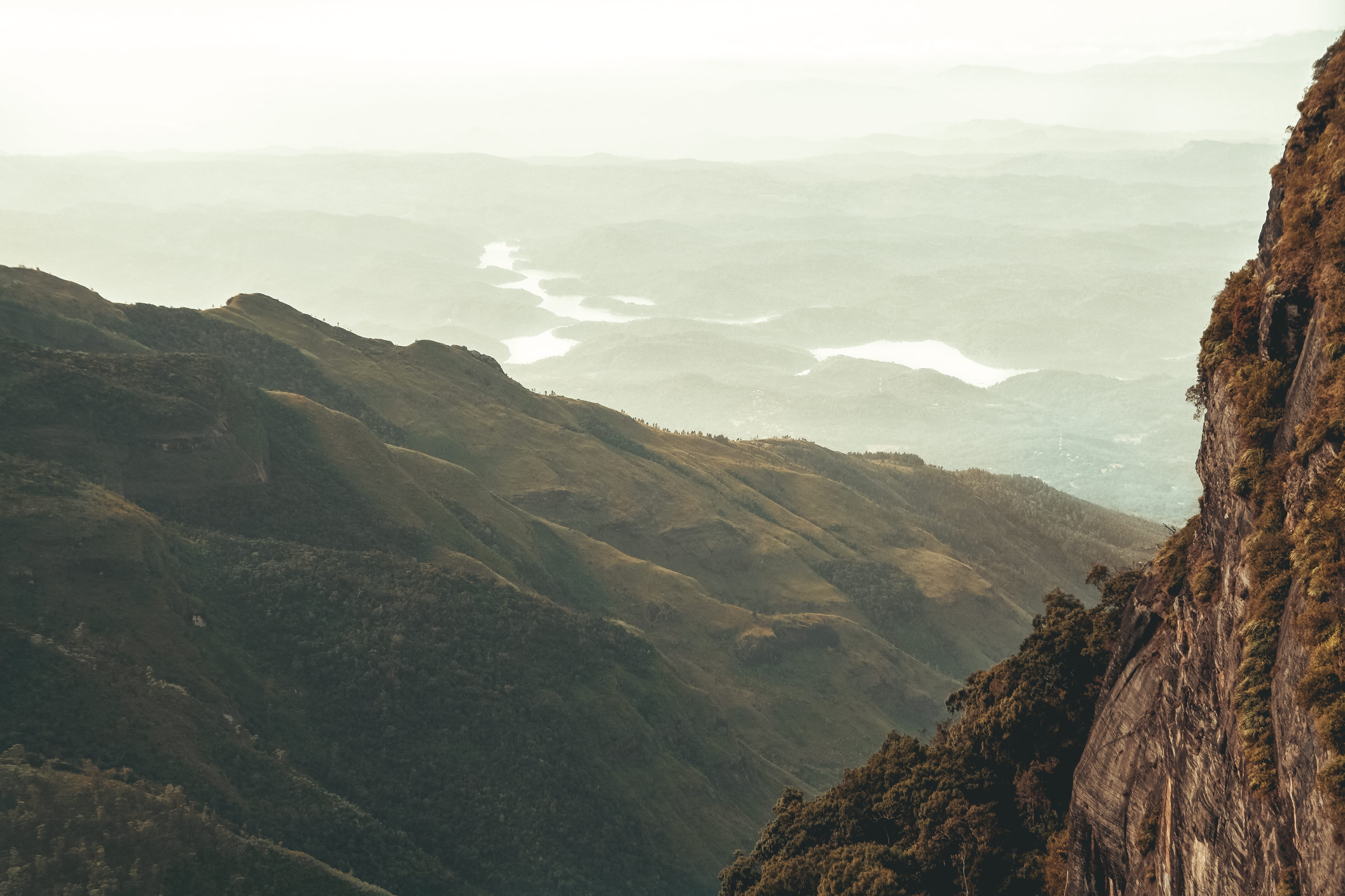nature, horton plains national park, solid, environment, slope, adventure, angle, tranquil scene, no people, peak, scenics - nature, scenery, landscape, HD Wallpaper