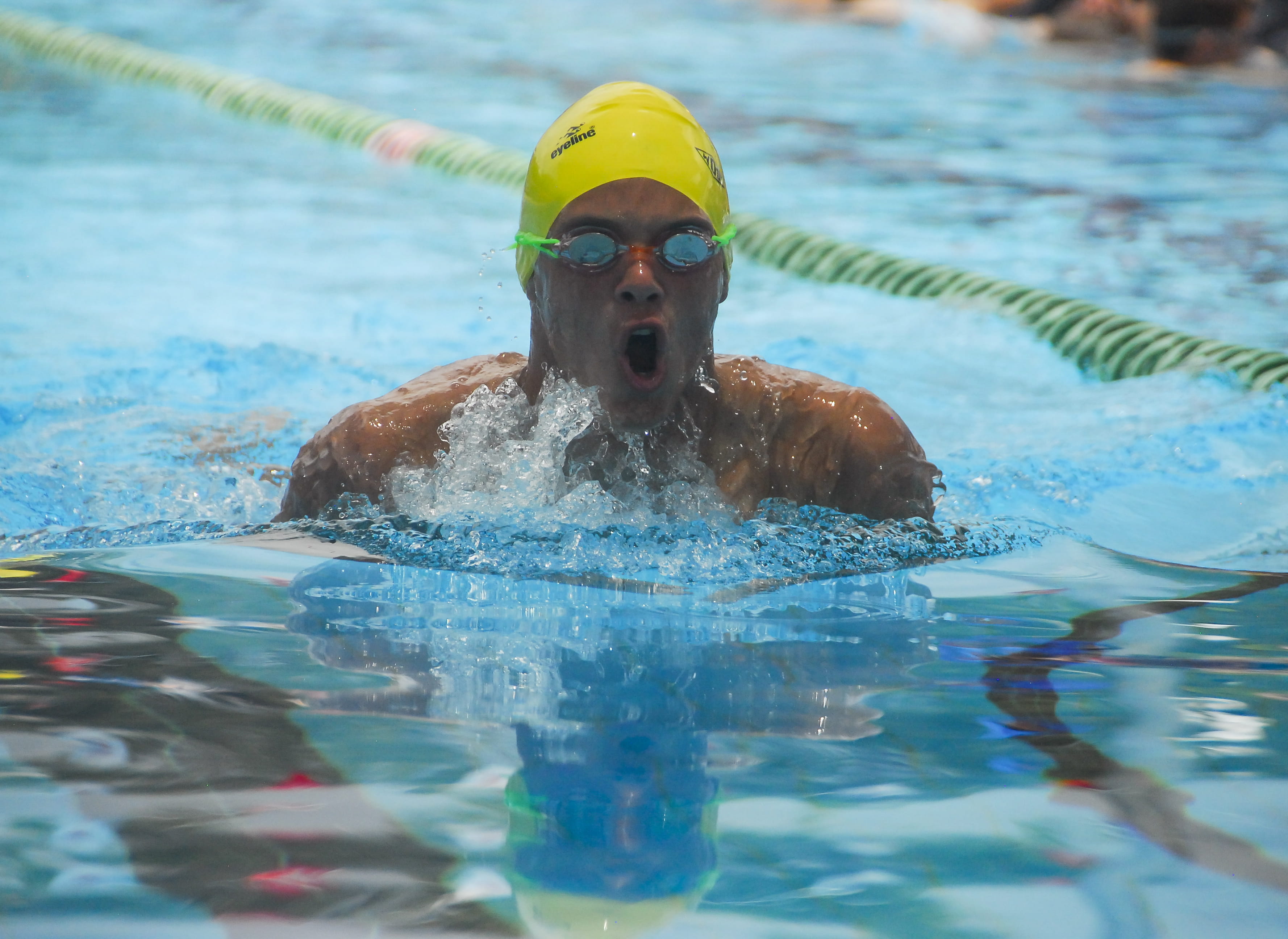 sports event, water, 2K, healthy lifestyle, sport, eyewear, man, cap, lifestyles, wet, recreation, swimming, leisure, headshot, athlete, goggles, pool, HD Wallpaper
