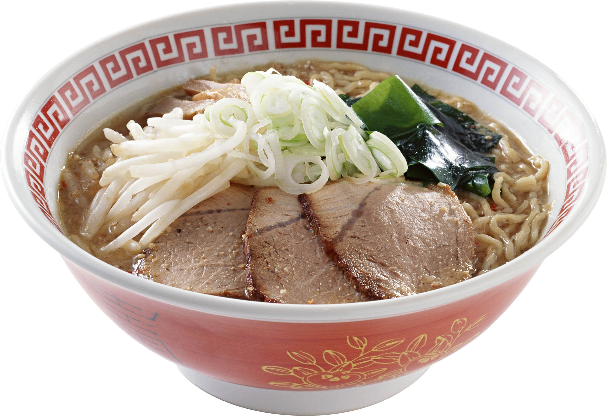 freshness, bowl, meat, seaweed, onions, close-up, italian food, 1080P, chinese food, white background, text, temptation, food and drink, noodles, soup, HD Wallpaper
