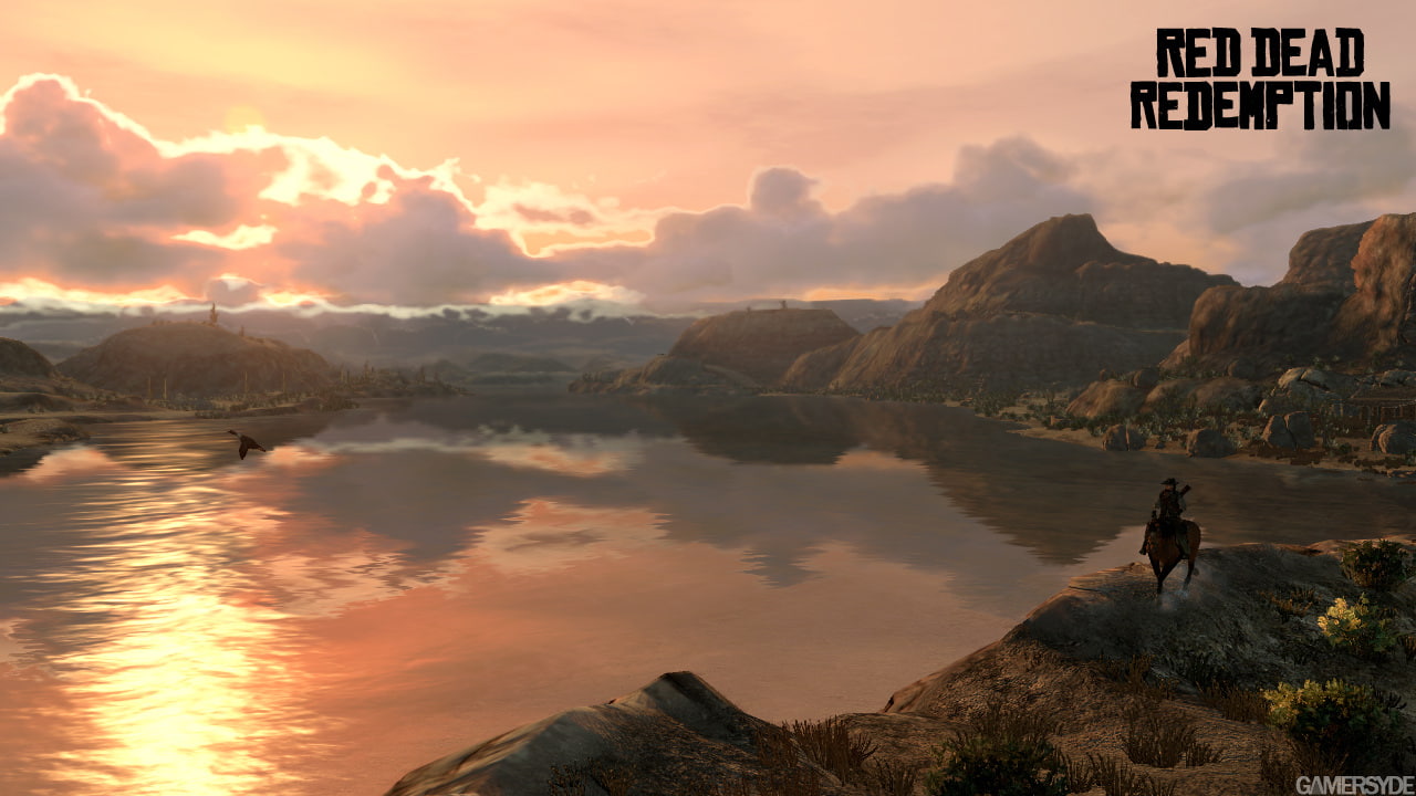 dead, game, 720P, hd, redemption, video games, red, HD Wallpaper