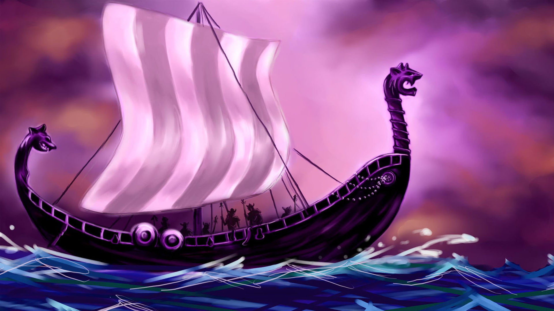 no people, " ship-dragon", long exposure, dusk, pink color, motion, event, 1080P, digital composite, spinning, technology, abstract, painting, beauty in nature, HD Wallpaper