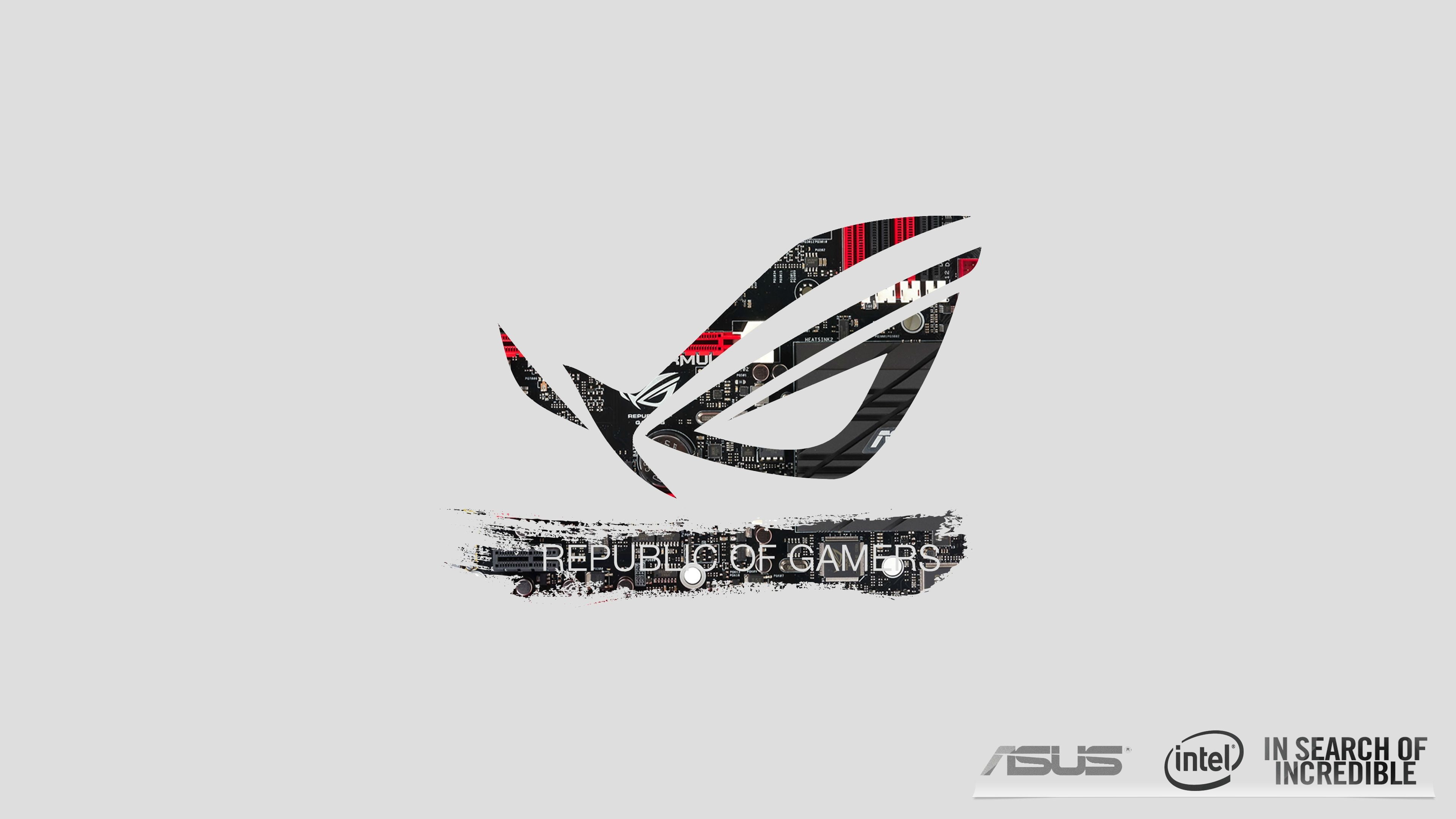 4K, technology, technics, computer, gamer, videogame, asus, rog, gaming, republic, electronic, HD Wallpaper