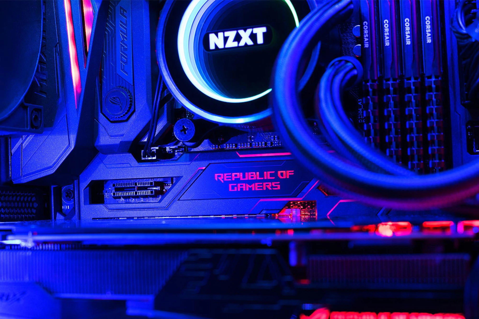 rog, videogame, gaming, technics, technology, computer, asus, electronic, gamer, republic, 1080P, HD Wallpaper
