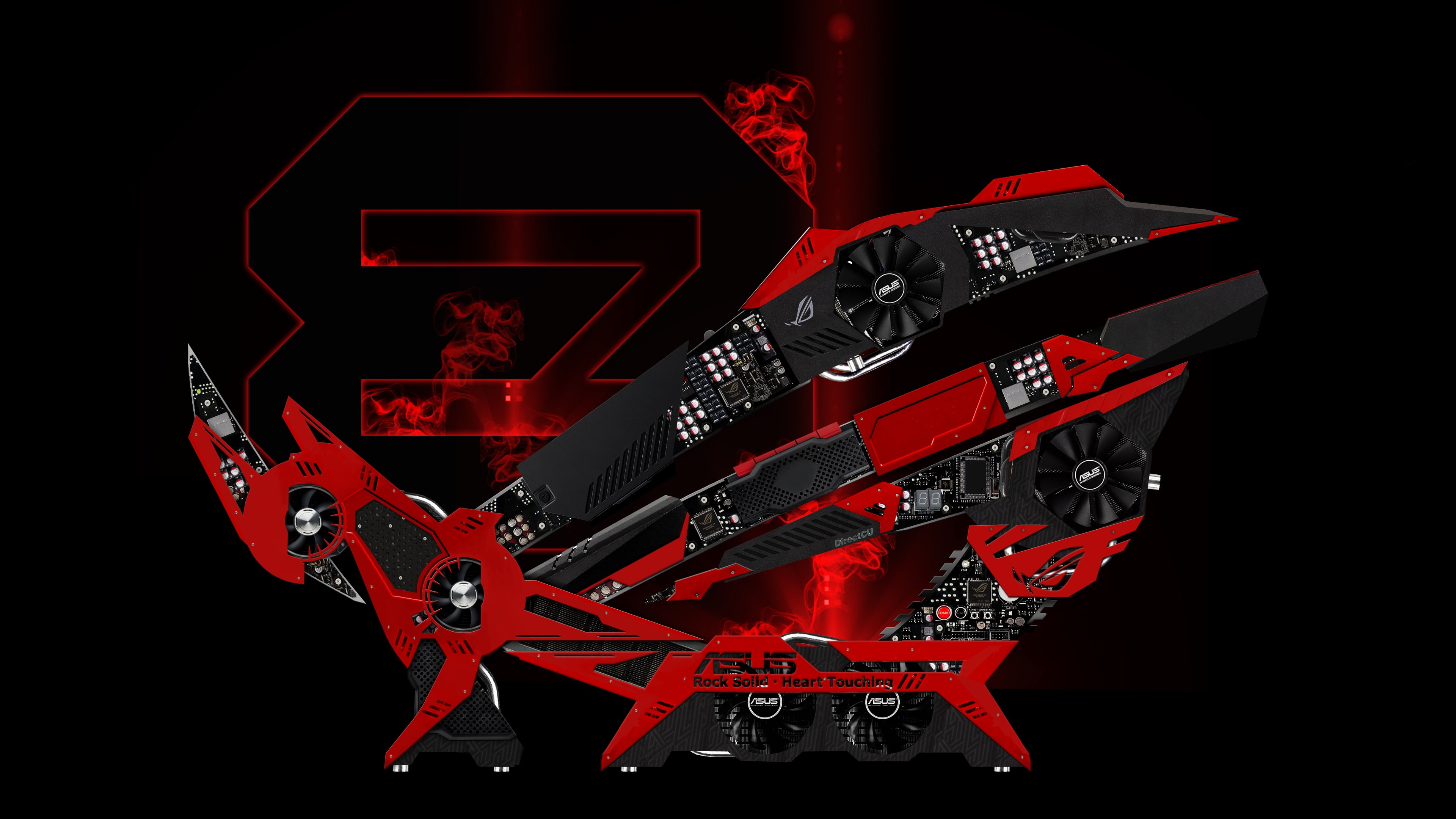 republic, computer, gaming, asus, technics, electronic, videogame, rog, technology, gamer, 4K, HD Wallpaper