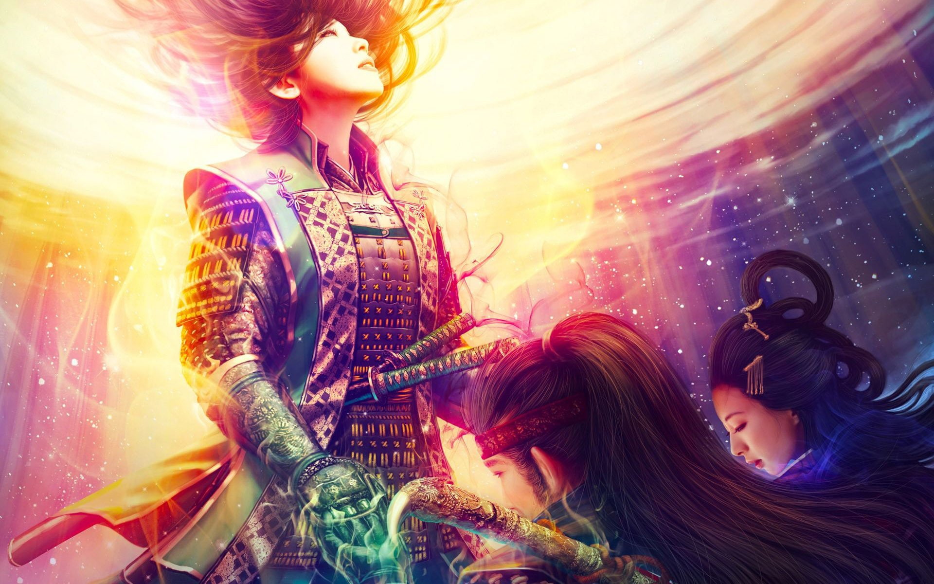 mmo, legend, 1080P, l5r, cardgame, fantasy, rings, game, legend of the five rings, online, samurai, warrior, HD Wallpaper