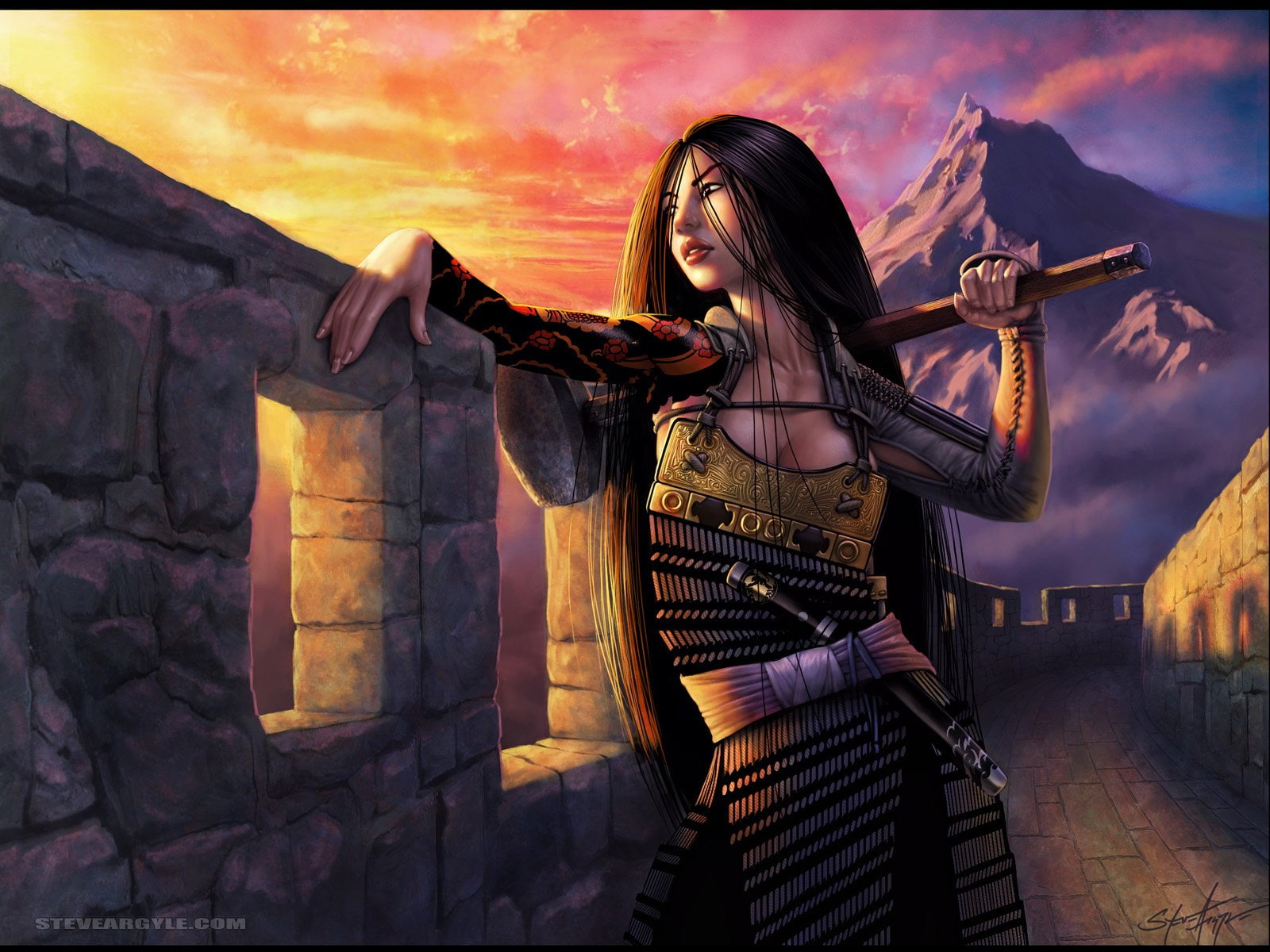fantasy, mmo, cardgame, legend of the five rings, 720P, legend, game, warrior, l5r, online, rings, samurai, HD Wallpaper