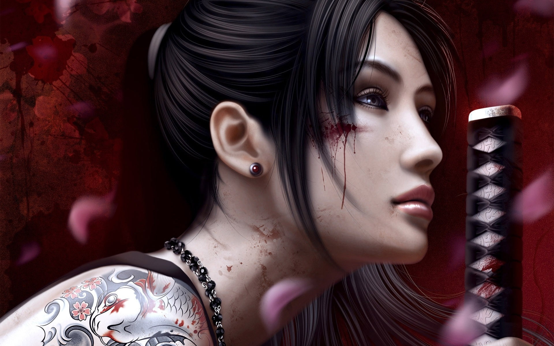 Katana, Legend Of The Five Rings, 1080P, Fantasy, Obey, HD Wallpaper