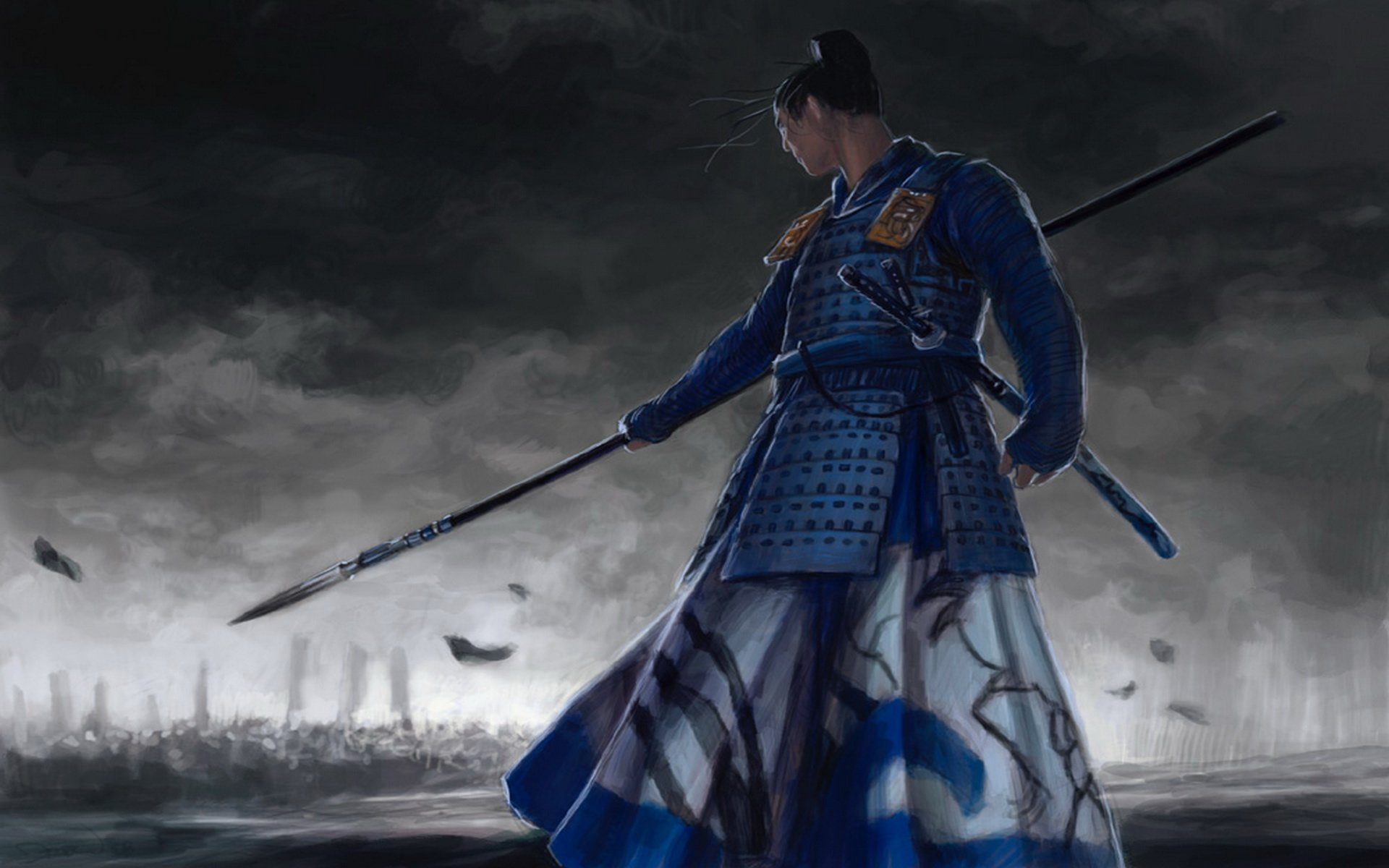 samurai, cardgame, 1080P, warrior, l5r, rings, online, legend of the five rings, game, legend, fantasy, mmo, HD Wallpaper