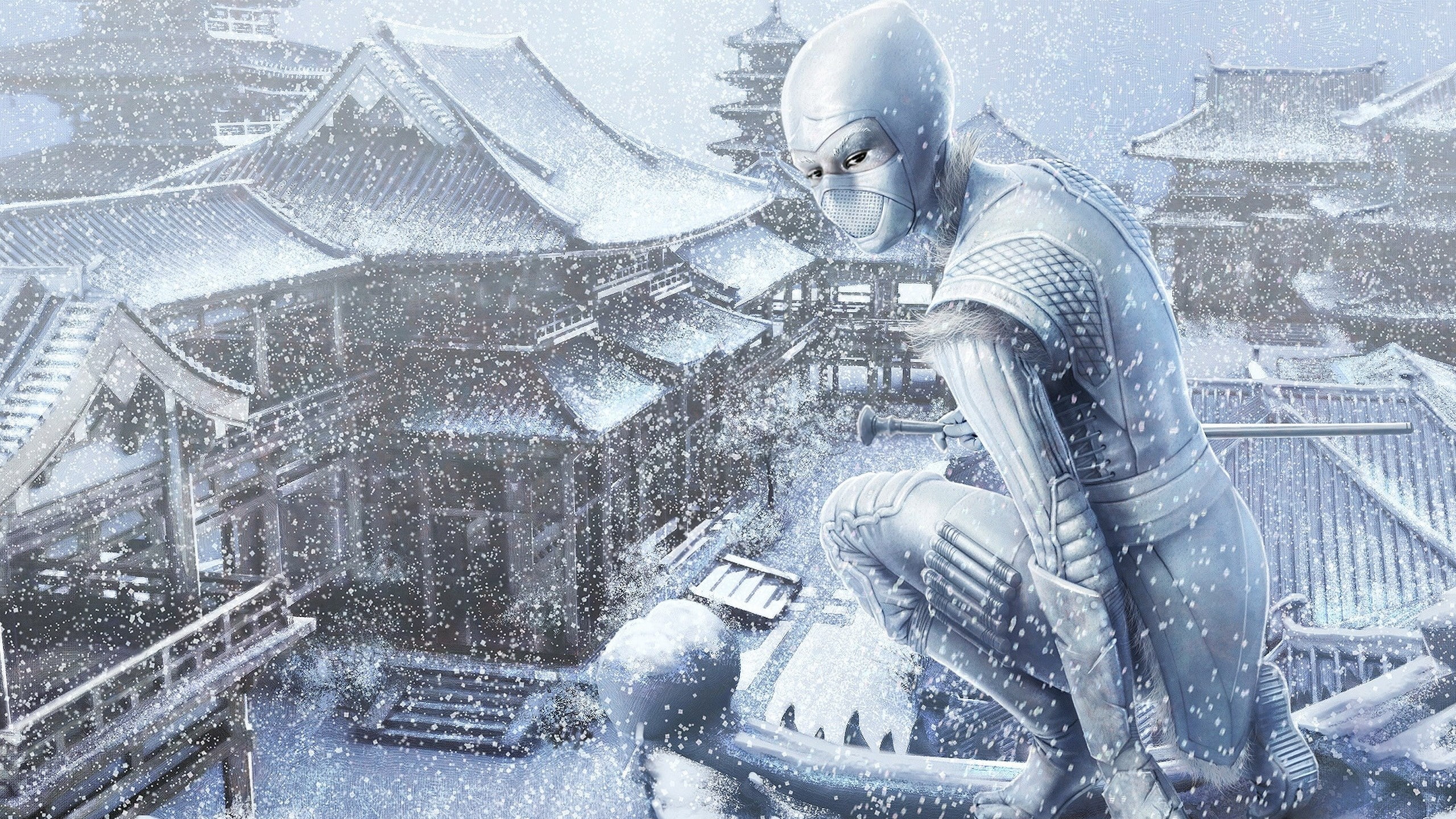 blizzard, digital composite, built structure, snow, outdoors, silver colored, winter, nature, car, 2K, snowing, no people, city, cityscape, architecture, HD Wallpaper
