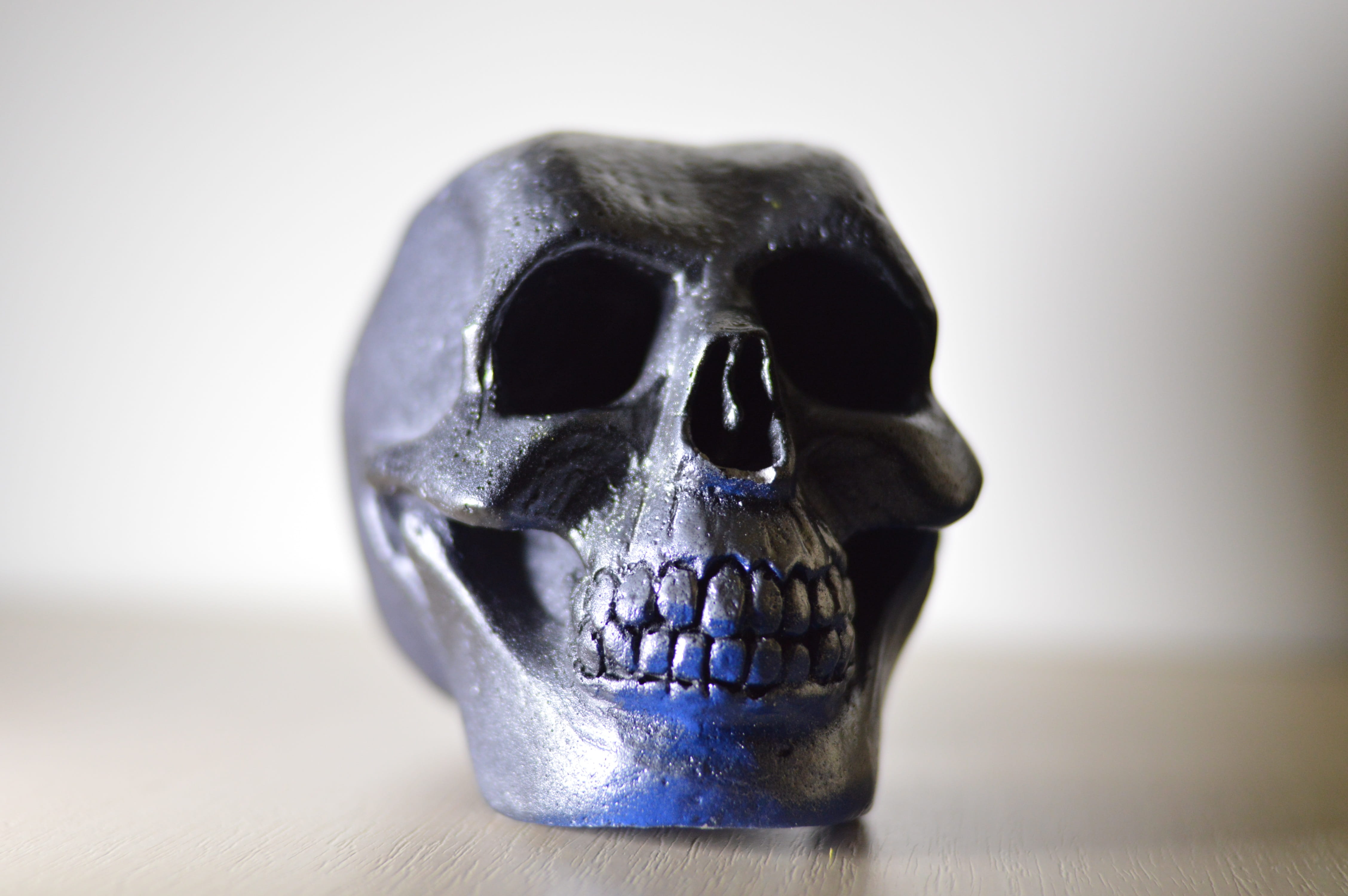 indoors, human skull, close-up, human body part, horror, 4K, studio shot, skeleton, still life, head, mystery, cranium, bone, human representation, human skeleton, HD Wallpaper
