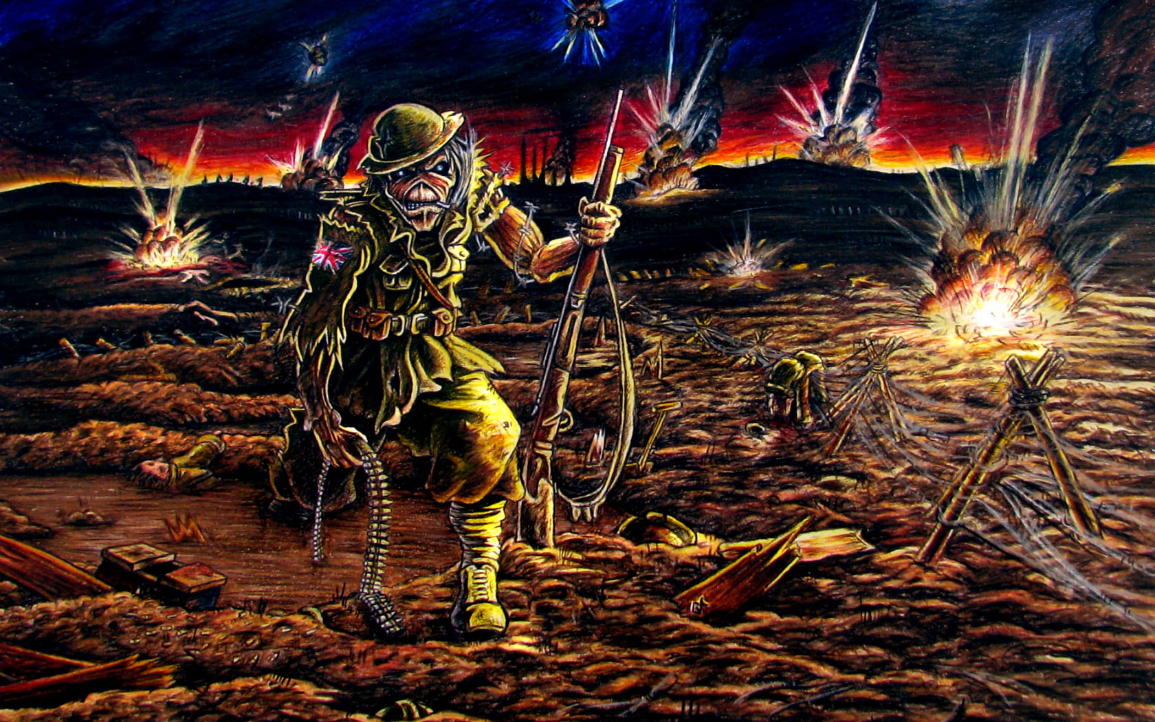 iron, music, maiden, 720P, hd, HD Wallpaper