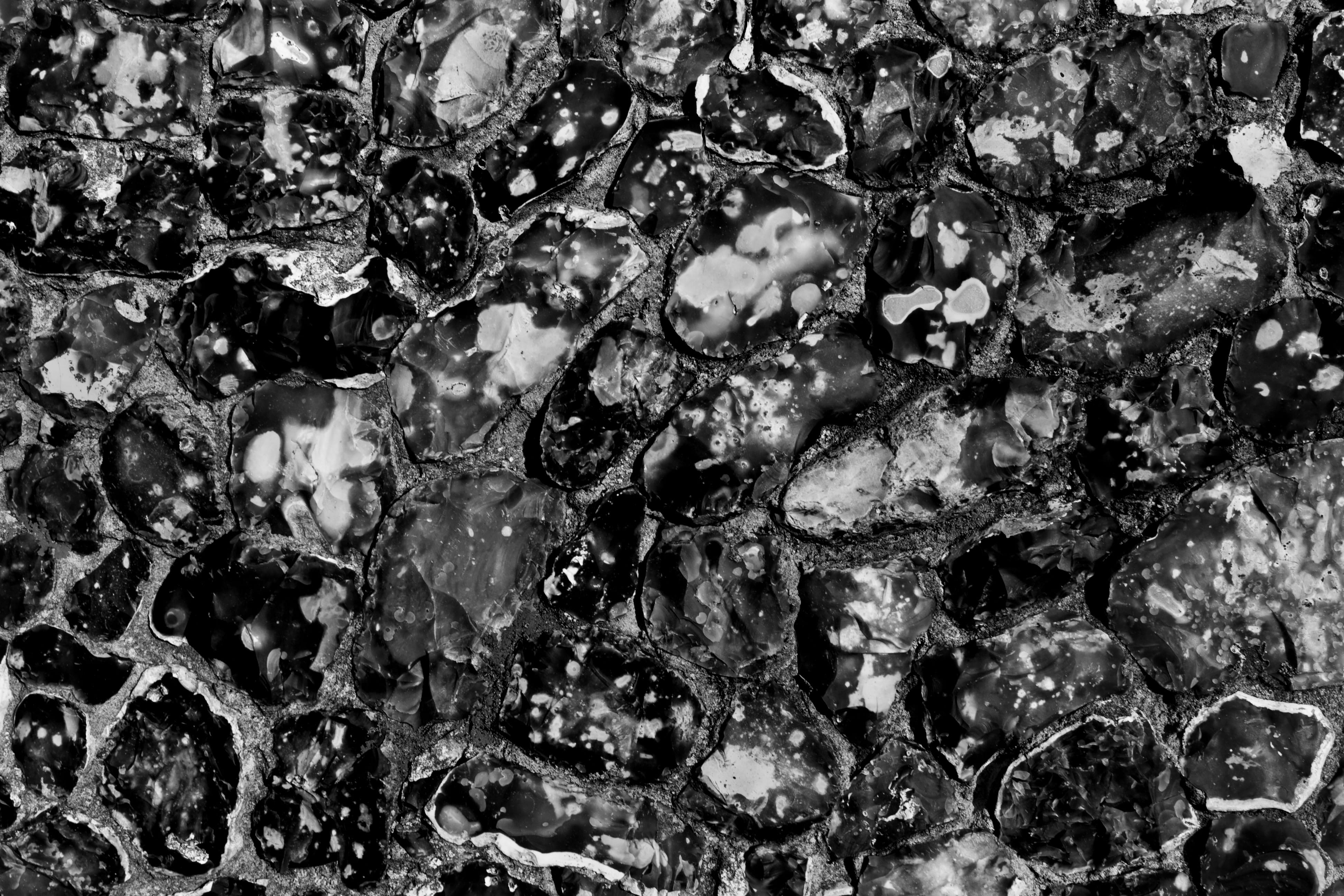 textured, pattern, detail, frozen, ice, winter, no people, 4K, close, cold temperature, Devon, wall, old, water, black Color, still life, Close-up, black And White, HD Wallpaper