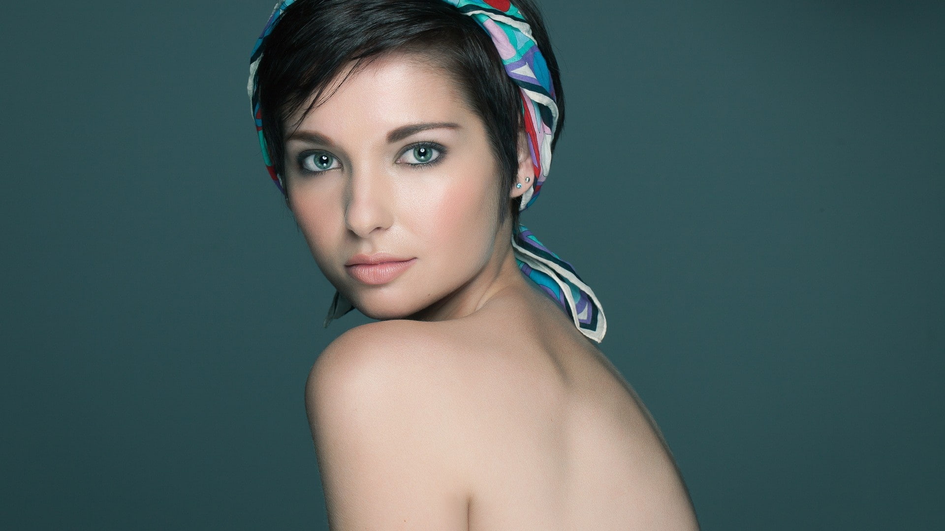 Look, Girl, Brunettes, Back, 1080P, Bandana, HD Wallpaper