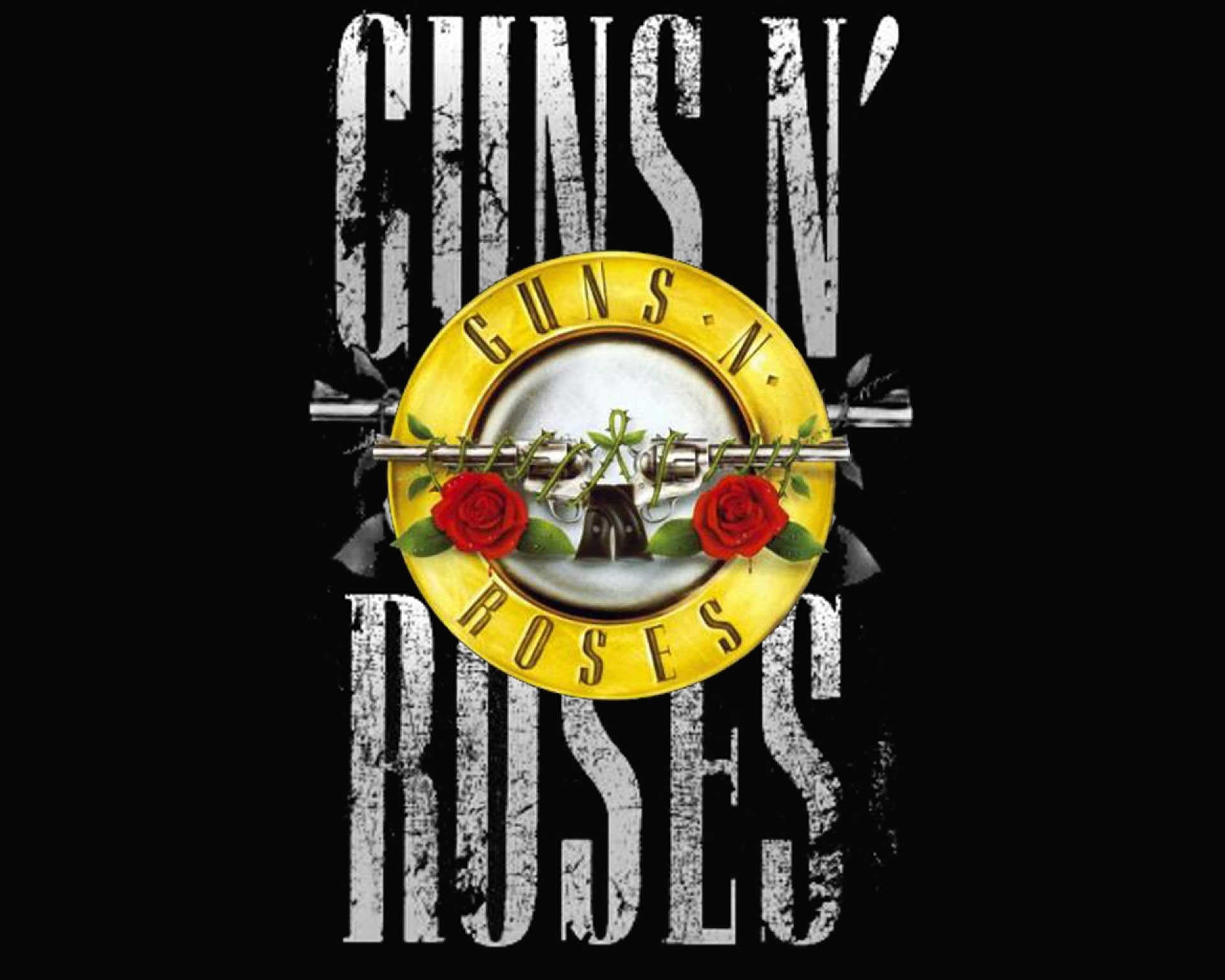 1080P, poster, hard, metal, roses, heavy, rock, hair, guns, HD Wallpaper