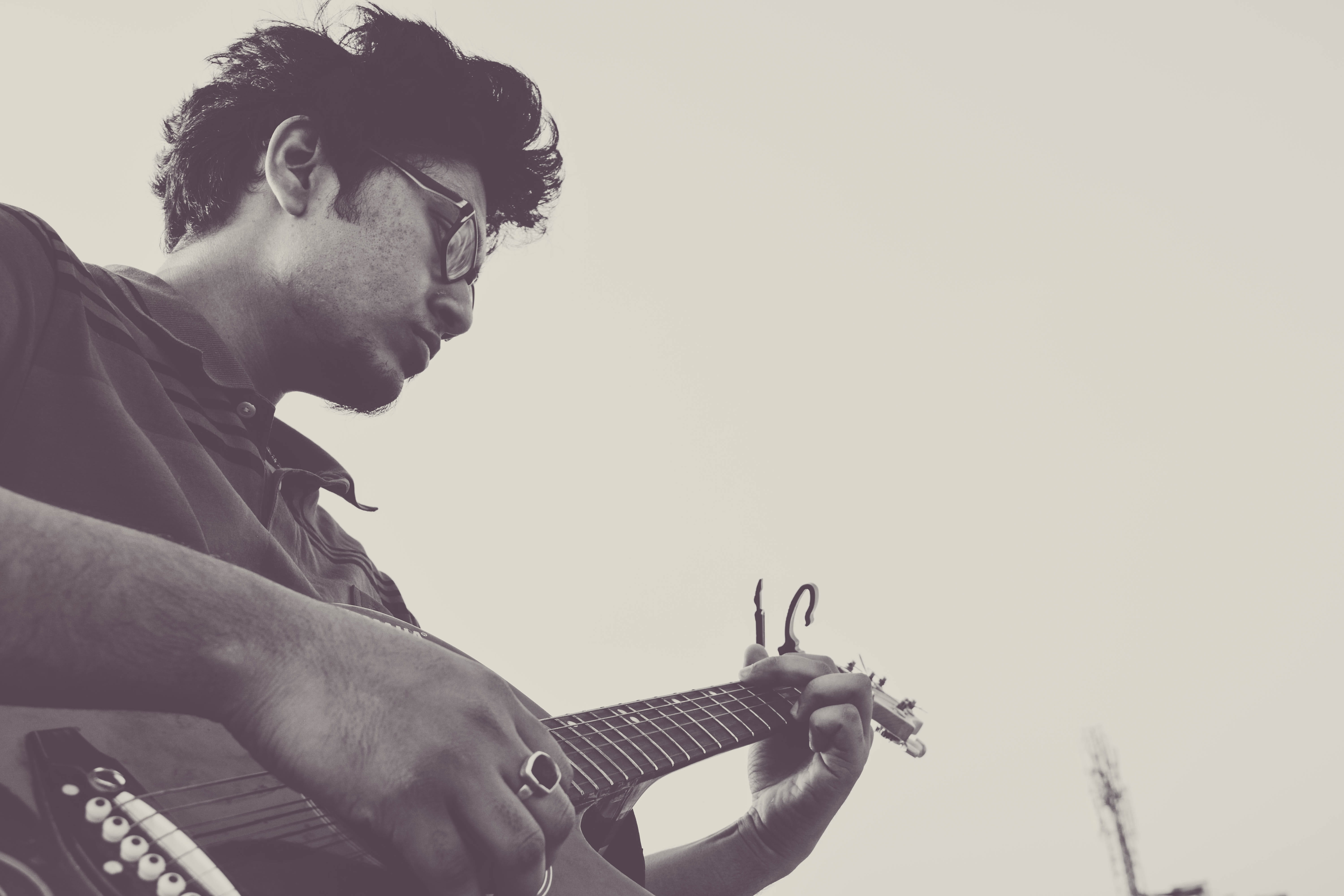 person, wear, performer, band, side view, portrait, artist, black, adult, musician, bass guitar, string instrument, young men, copy space, profile, singer, HD Wallpaper