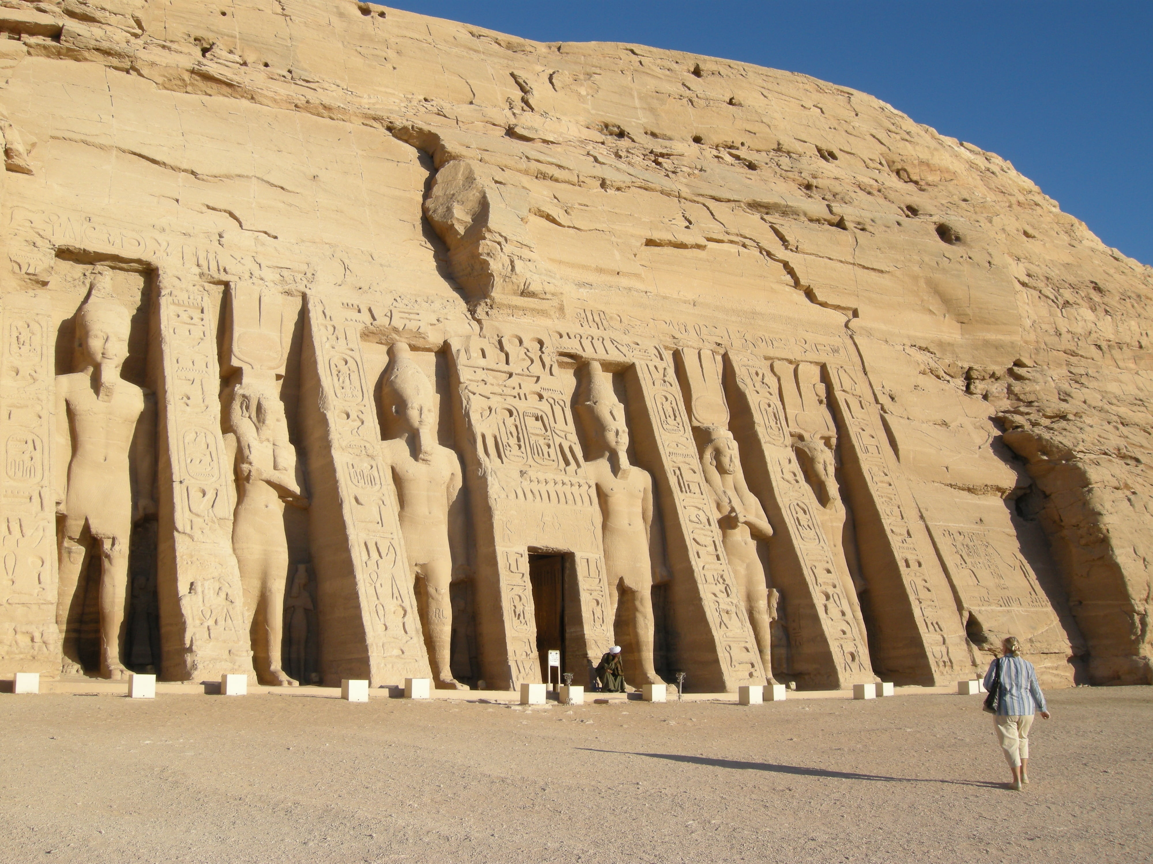 nature, archaeology, north Africa, art and craft, the past, africa, sculpture, temple of ramses, luxor - Thebes, abu Simbel, egypt, human representation, HD Wallpaper