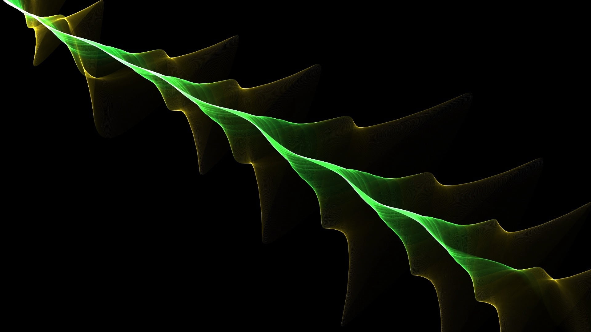 black color, light - natural phenomenon, ray, creativity, indoors, light, no people, growth, multi colored, smoke, green color, motion, black background, HD Wallpaper