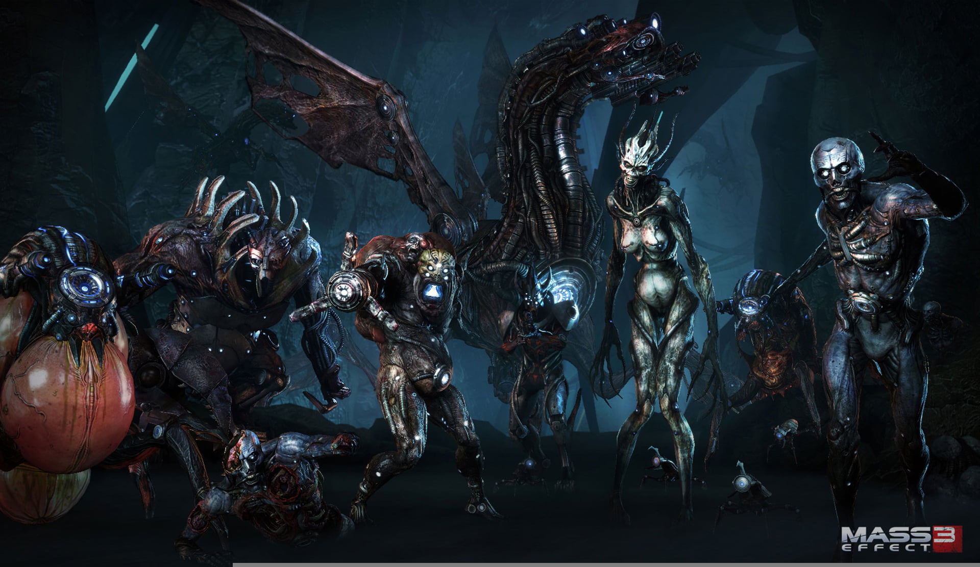 male likeness, for sale, mass effect, alien, human representation, horror, art and craft, Banshee, statue, animal wildlife, Collector, lighting equipment, HD Wallpaper