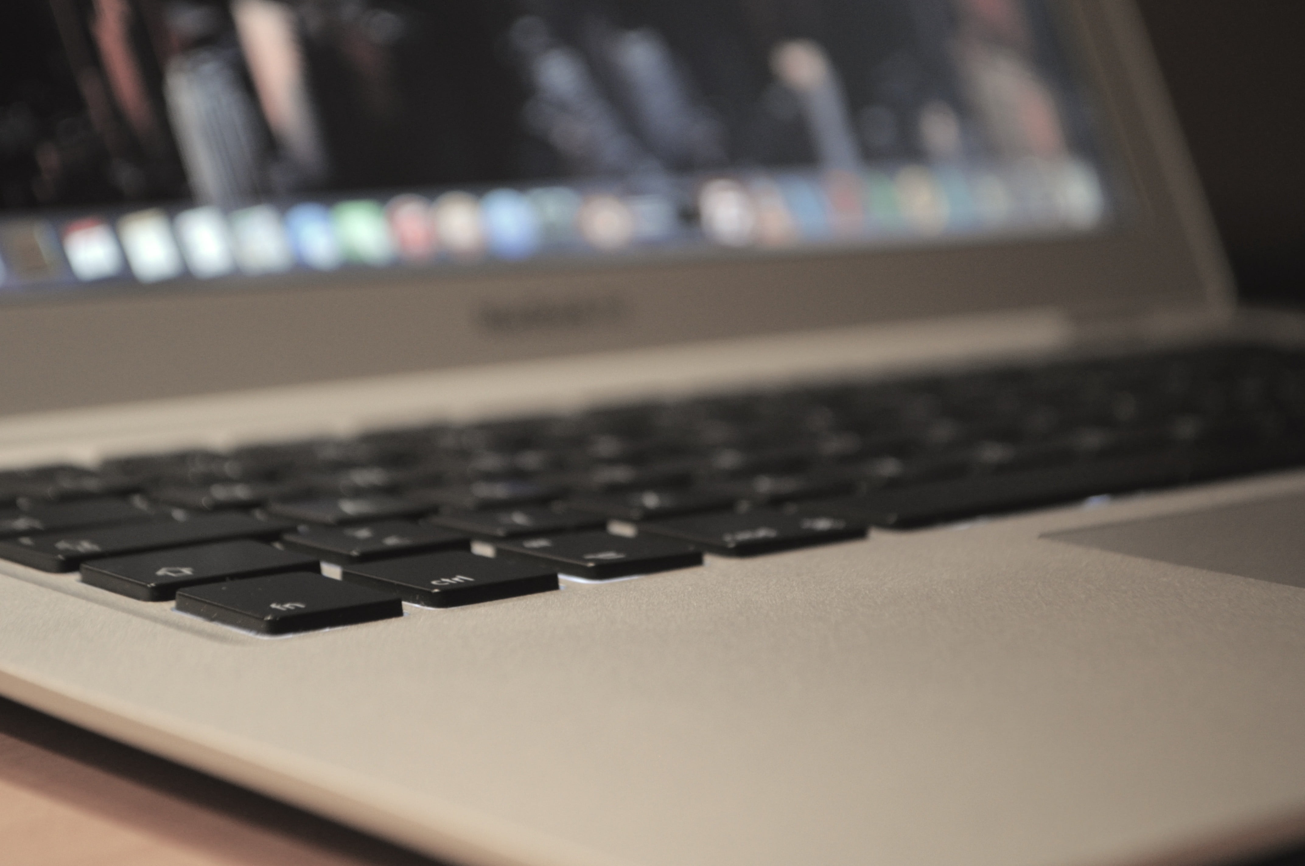 computer network, computer, corporate business, connection, communication, MacBook, wireless technology, keyboard, close-up, computer keyboard, desk, air, HD Wallpaper