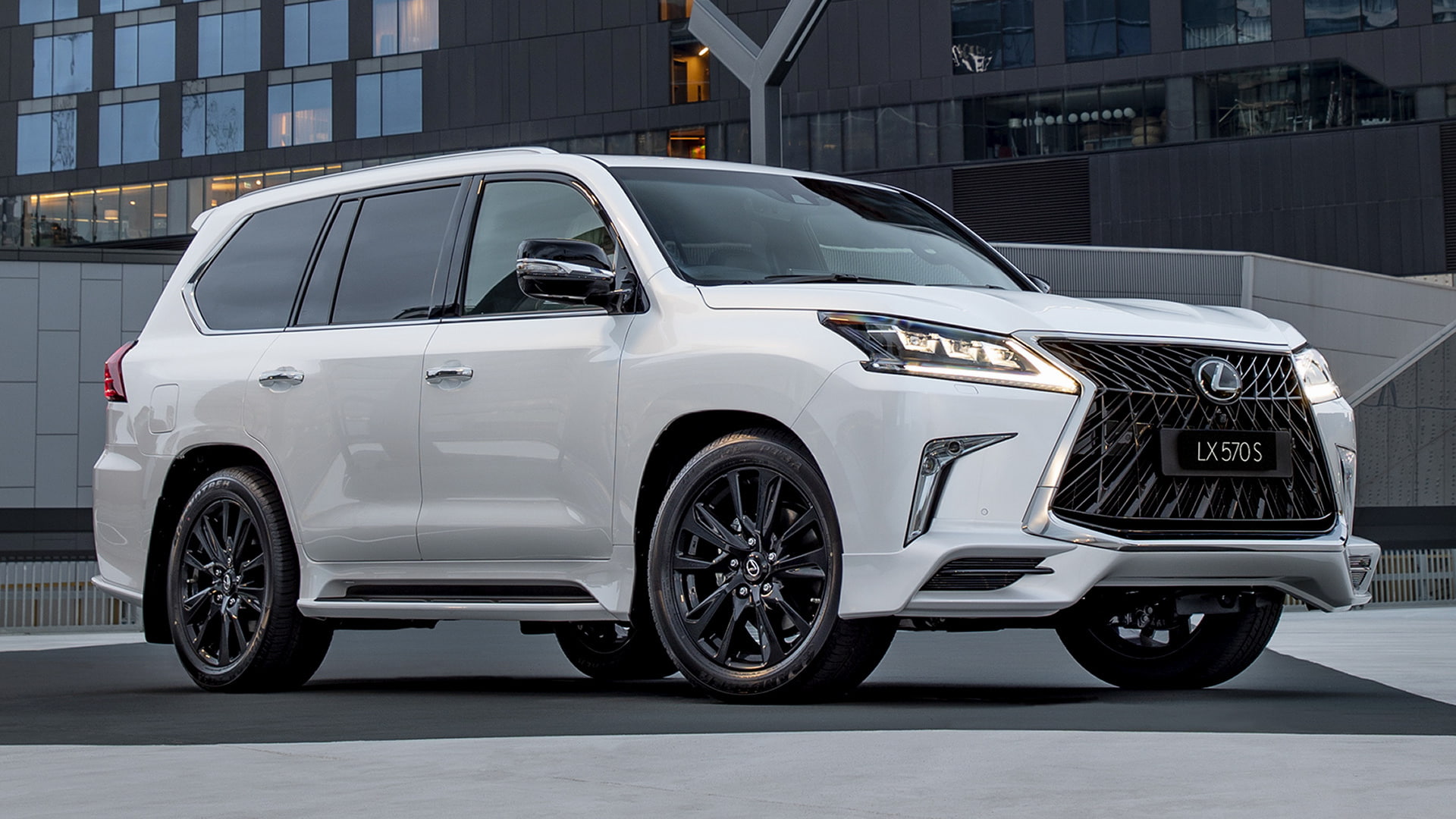 Lexus LX 570S, Luxury Car, Car, SUV, Lexus, 1080P, White Car, Full-Size Car, HD Wallpaper