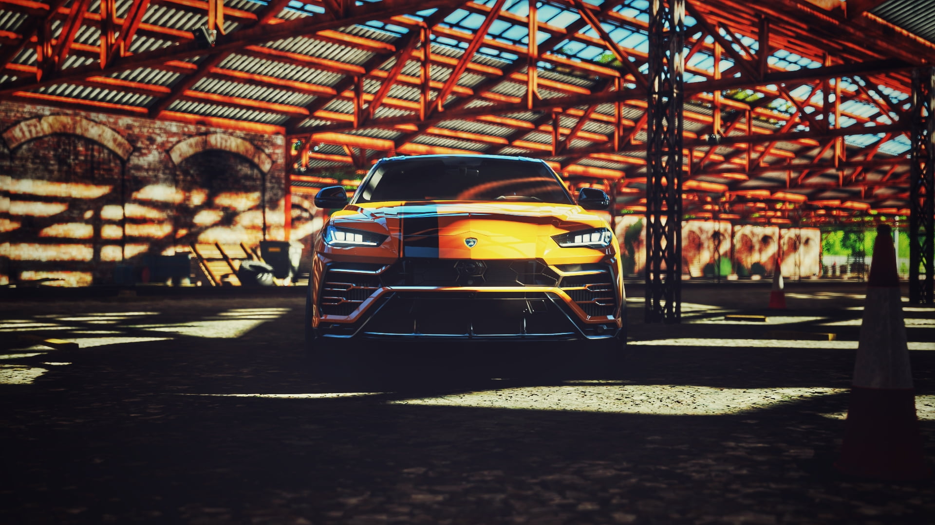 Forza Horizon 4, Urus, car, 1080P, Lamborghini Urus, Sunny, Lamborghini, Manhart, HD Wallpaper