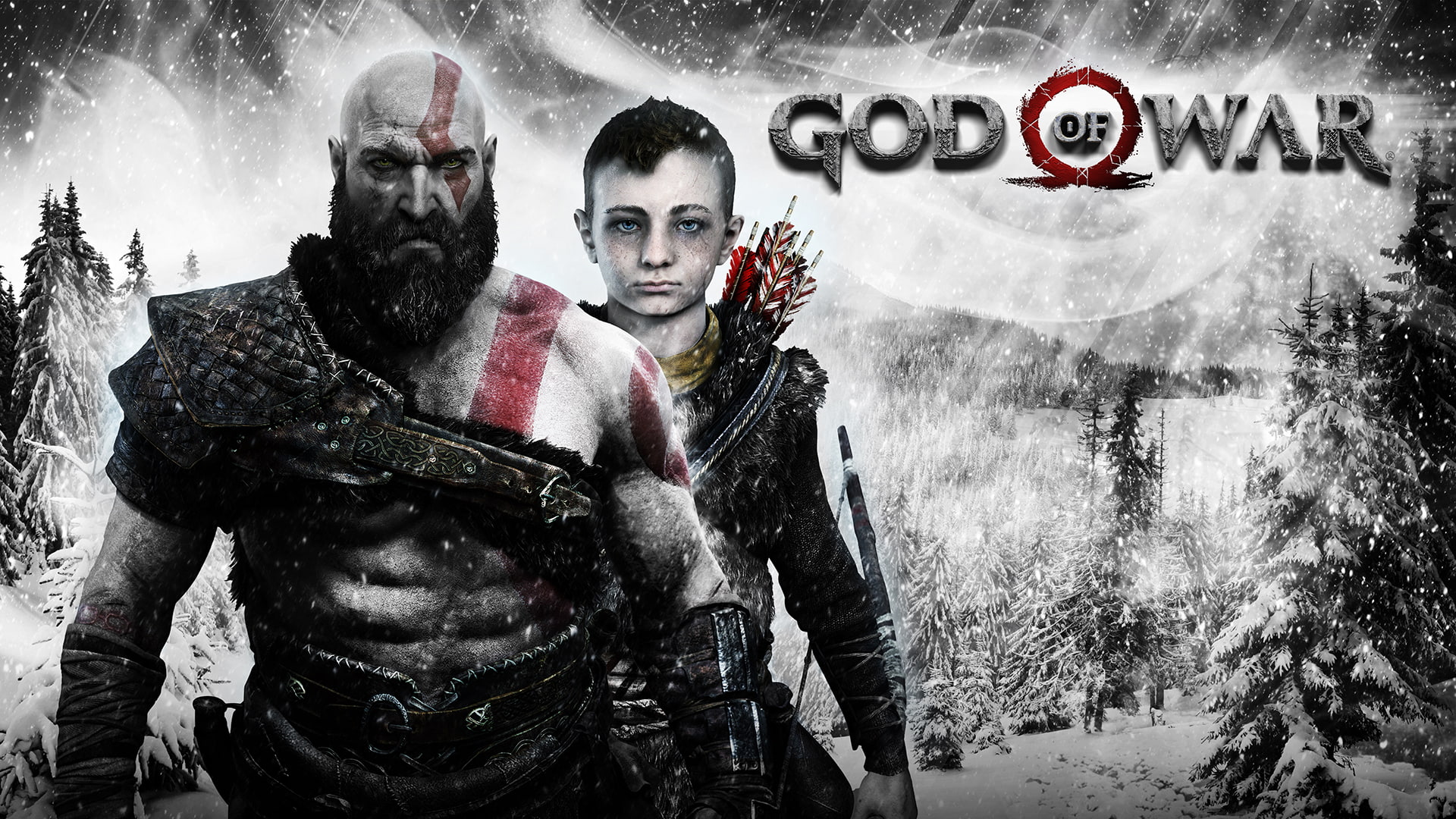 Atreus, 1080P, Kratos, God of War, HD Wallpaper