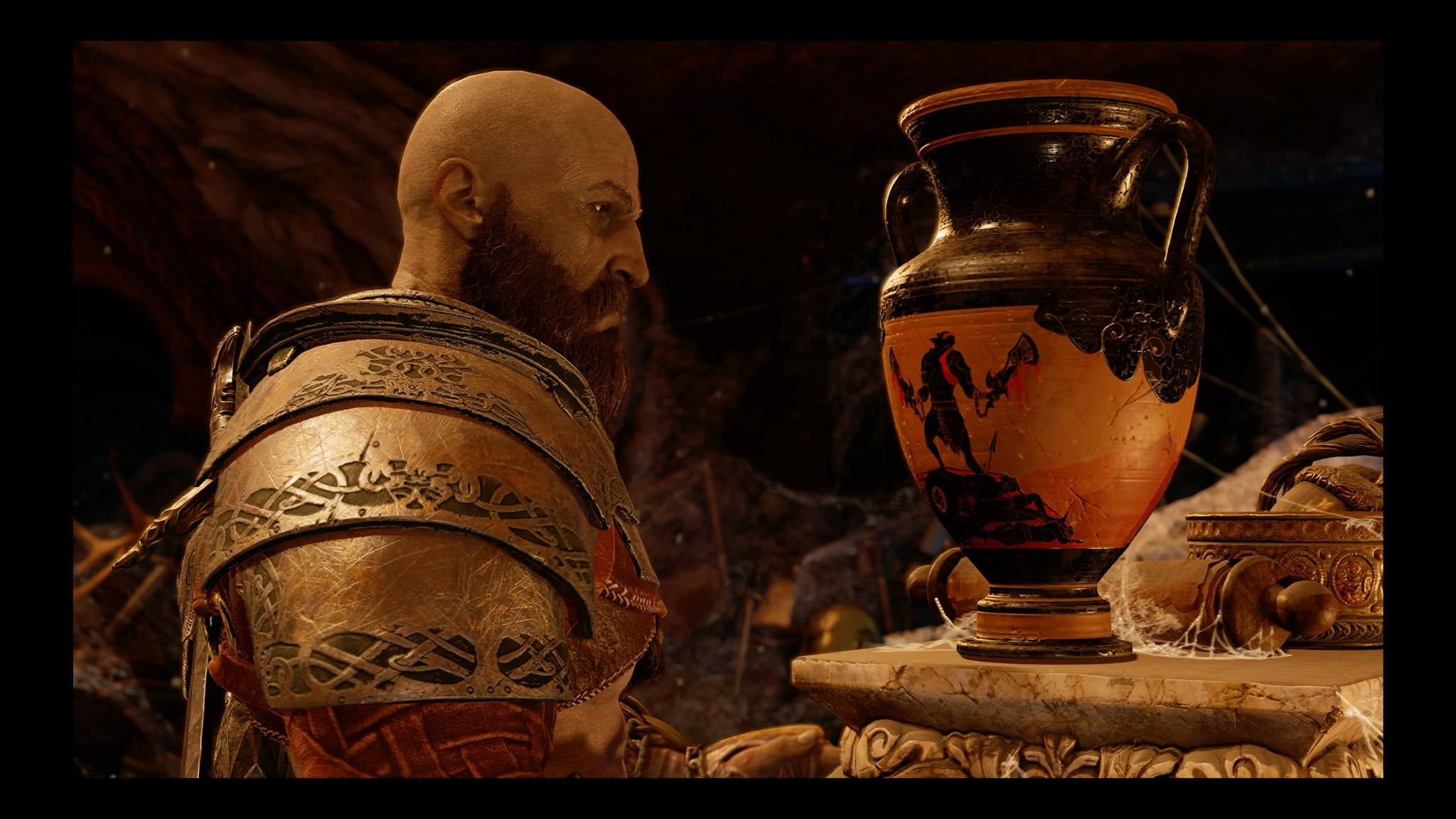 video games, Kratos, screen shot, God of War (2018), god of war 4, Atreus, Santa Monica Studio, God of War, 1080P, HD Wallpaper
