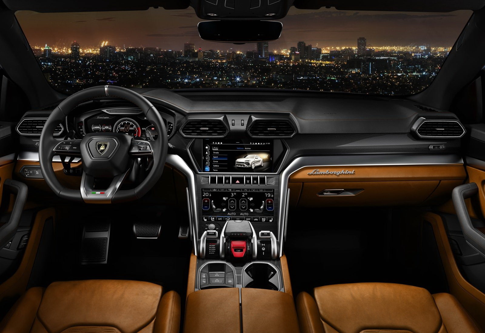 indoors, motor vehicle, control, urus, seat, mode of transportation, 720P, technology, dashboard, air vehicle, empty, transportation, vehicle interior, HD Wallpaper