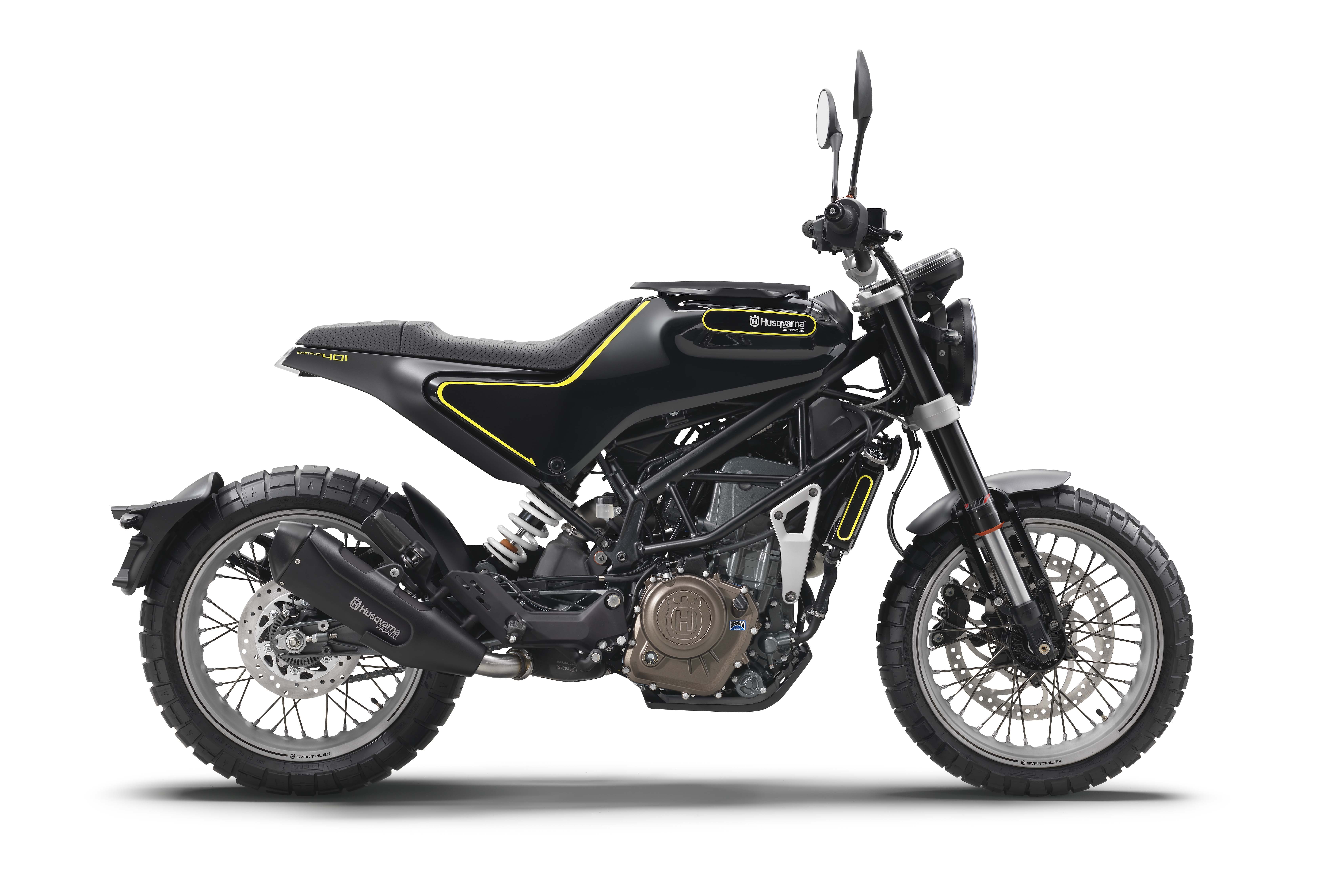 2017, black, 5K, 5K, scrambler, Husqvarna Svartpilen 401, motorcycle, HD Wallpaper