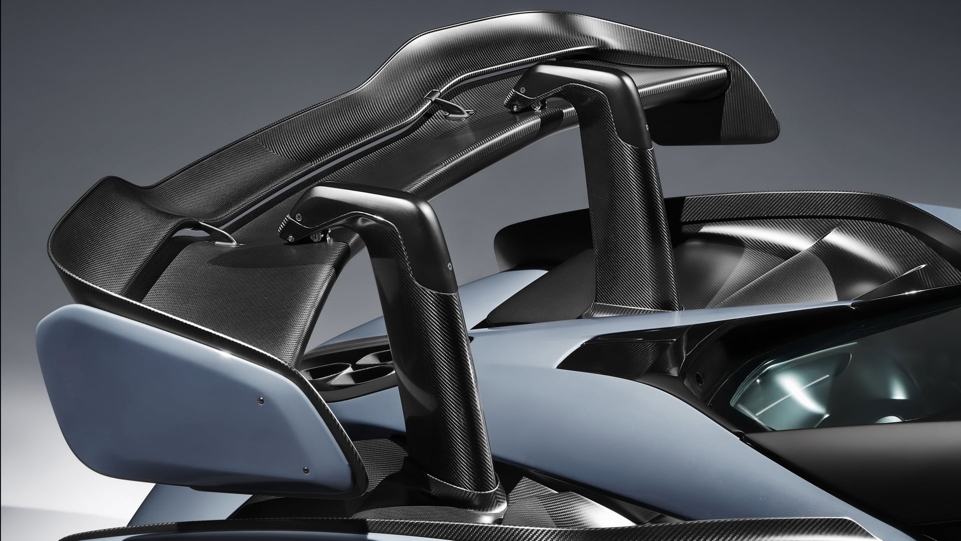 spoilers, McLaren Senna, reflection, mode of transportation, land vehicle, Victory Grey, McLaren, no people, 1080P, in a row, handle, carbon fiber , supercars, HD Wallpaper
