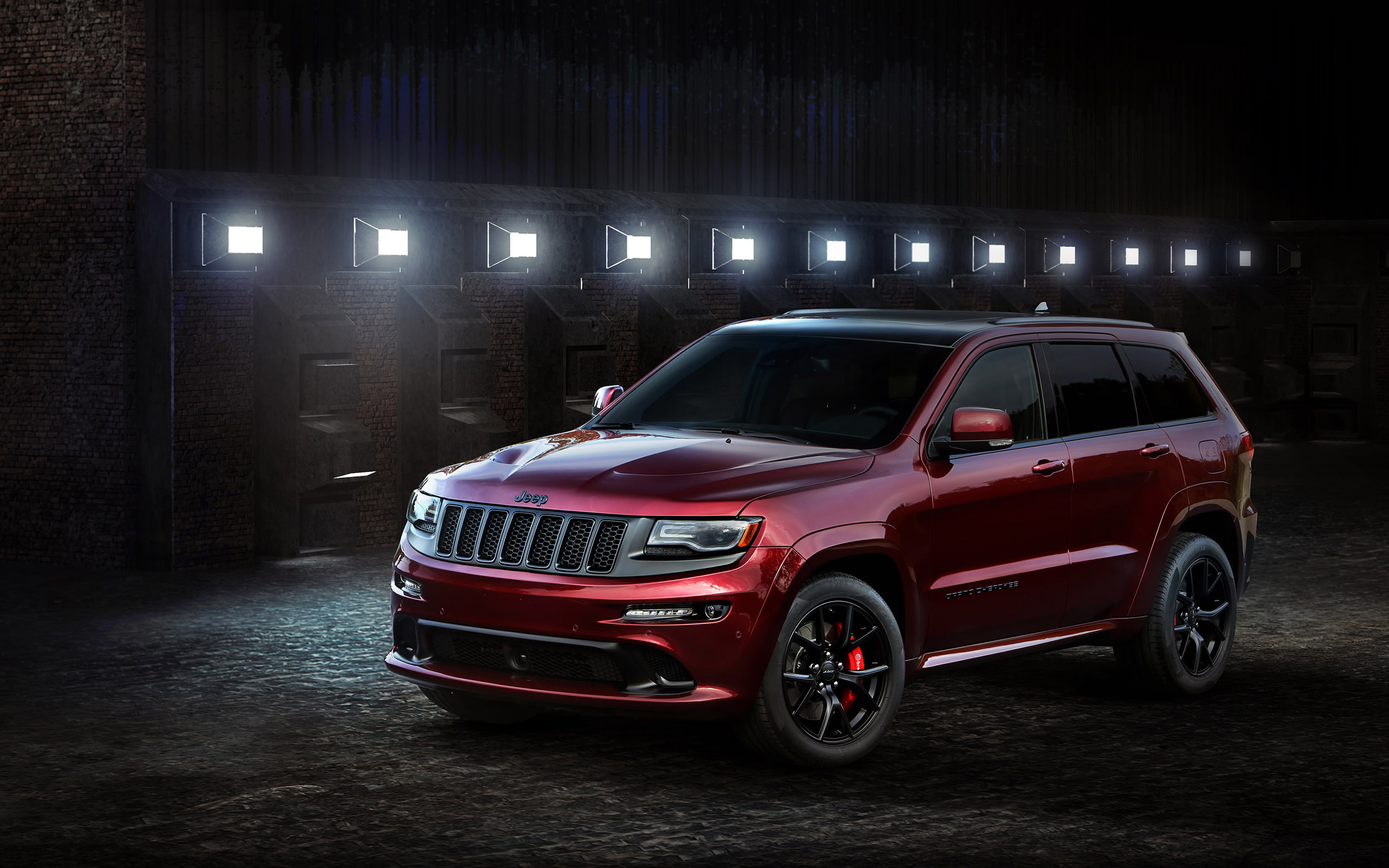 Jeep, Jeep Grand Cherokee, 2K, SRT Night, HD Wallpaper