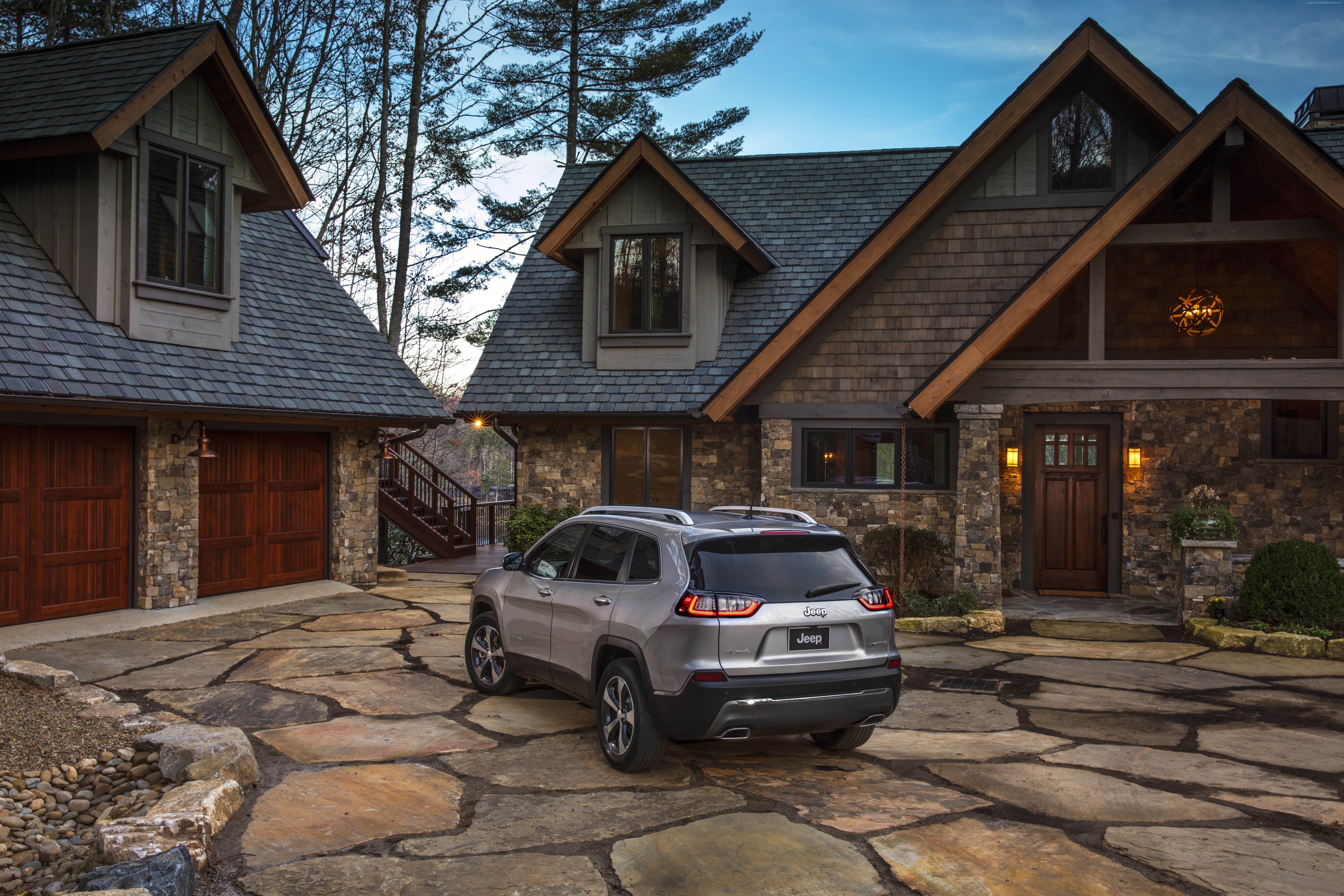 2018 Cars, Jeep Cherokee, 8K, 8k, HD Wallpaper