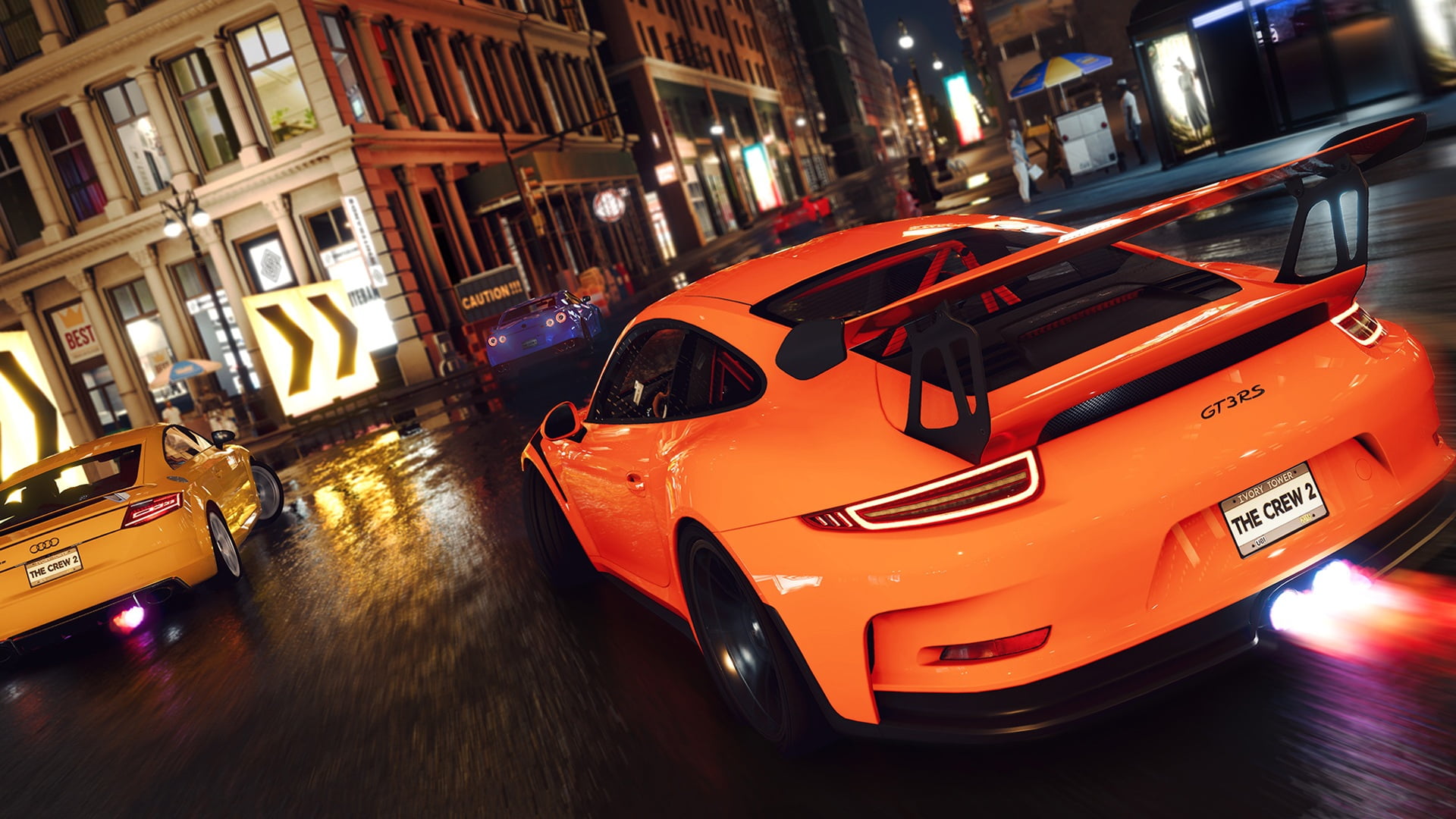 need, night, no people, travel destinations, The Crew, motor vehicle, application, built structure, video games, mode of transportation, 1080P, luxury, HD Wallpaper