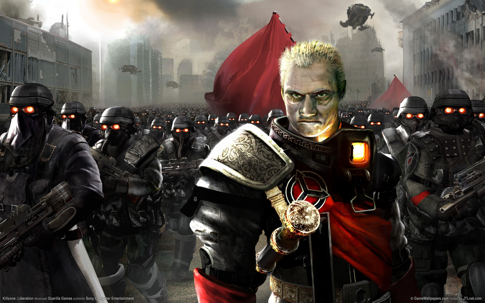 Gamer, glowing eyes, 1080P, Killzone: Liberation, Video Game Art, video games, 2006 (Year), HD Wallpaper