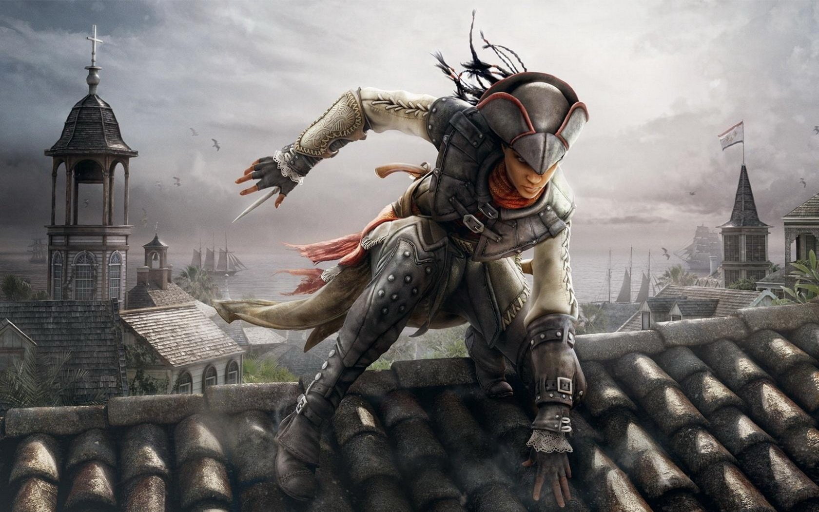 Assassins Creed, 720P, Assassins Creed III: Liberation, Aveline de Grandpré, HD Wallpaper