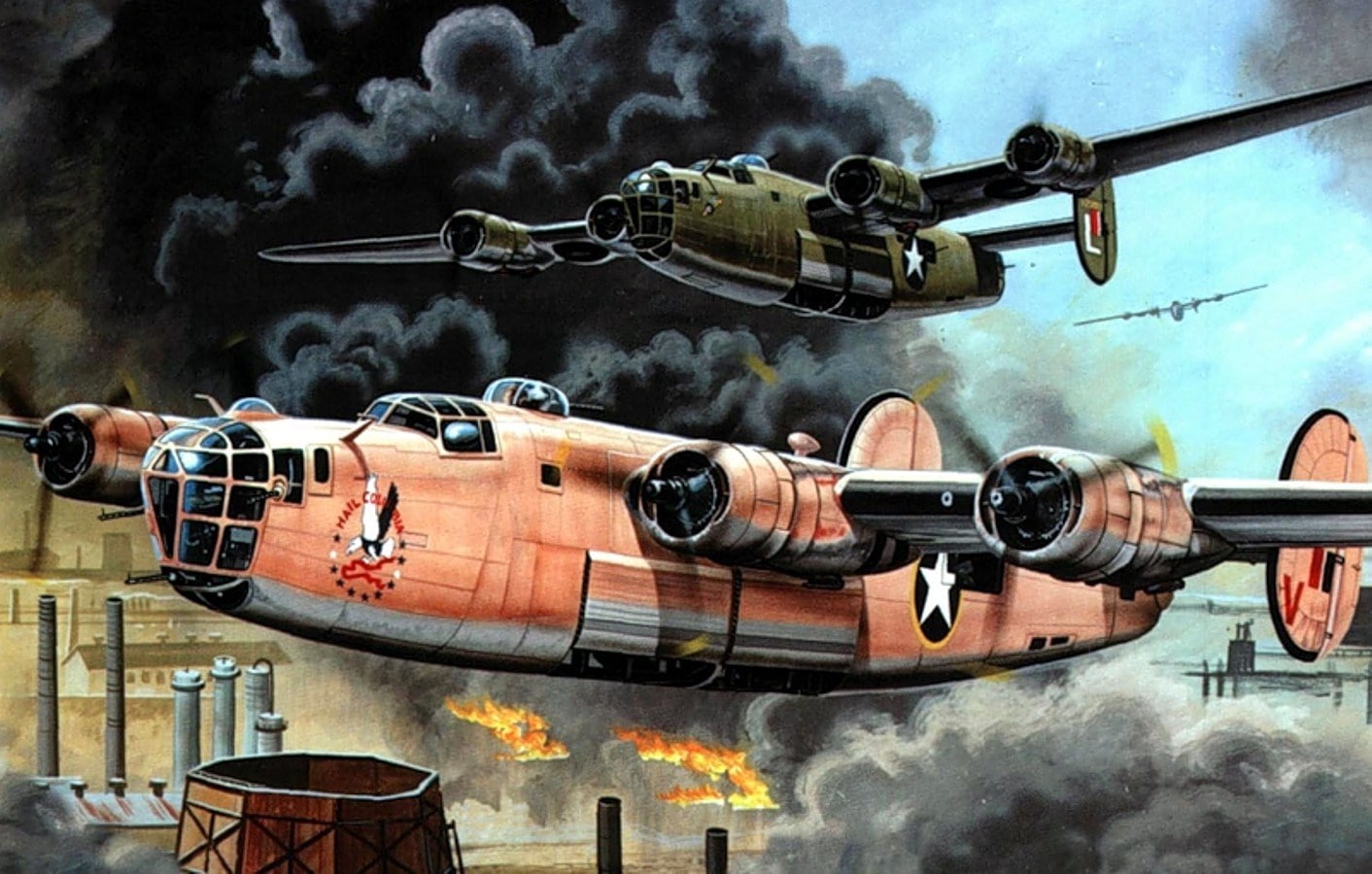consolidated b 24 liberator, 720P, HD Wallpaper