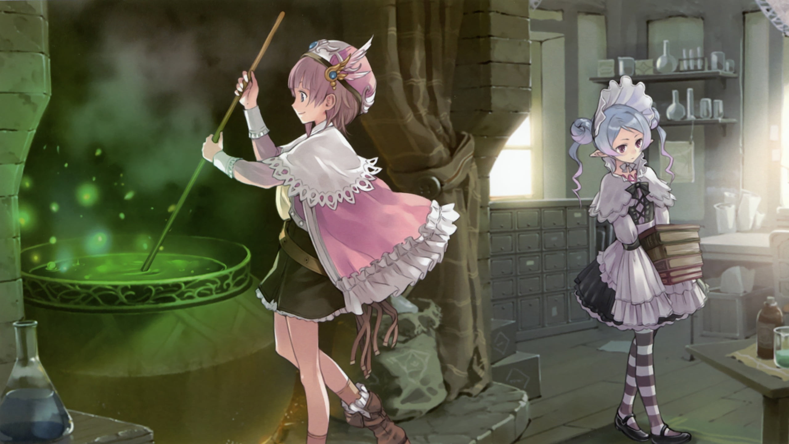 illustration, human representation, fantasy, reflection, stage Costume, girls, standing, female likeness, witches, creativity, fun, real people, cultures, HD Wallpaper