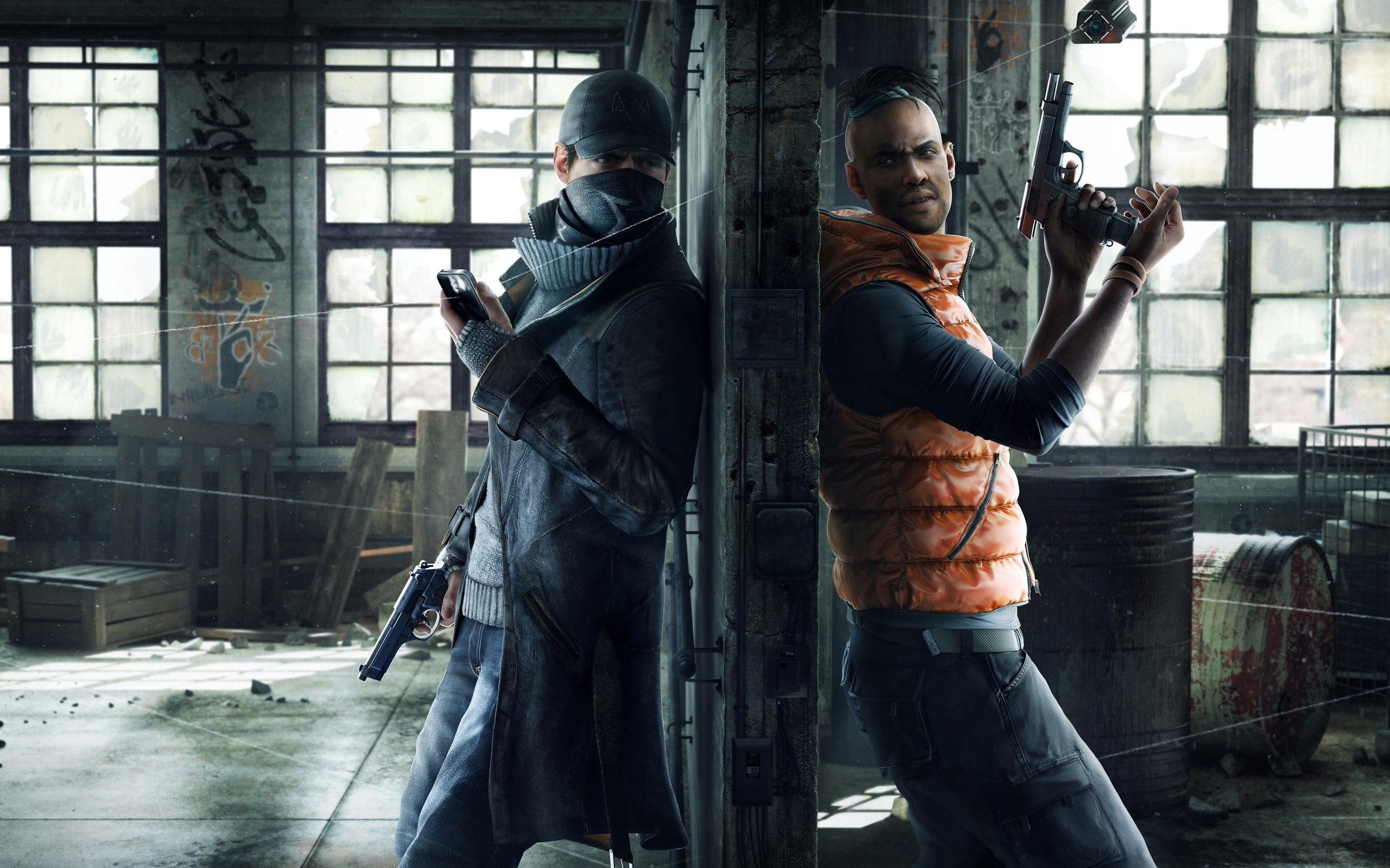 wade, 2K, aiden, watchdogs, shootout, ubisoft, fight, HD Wallpaper