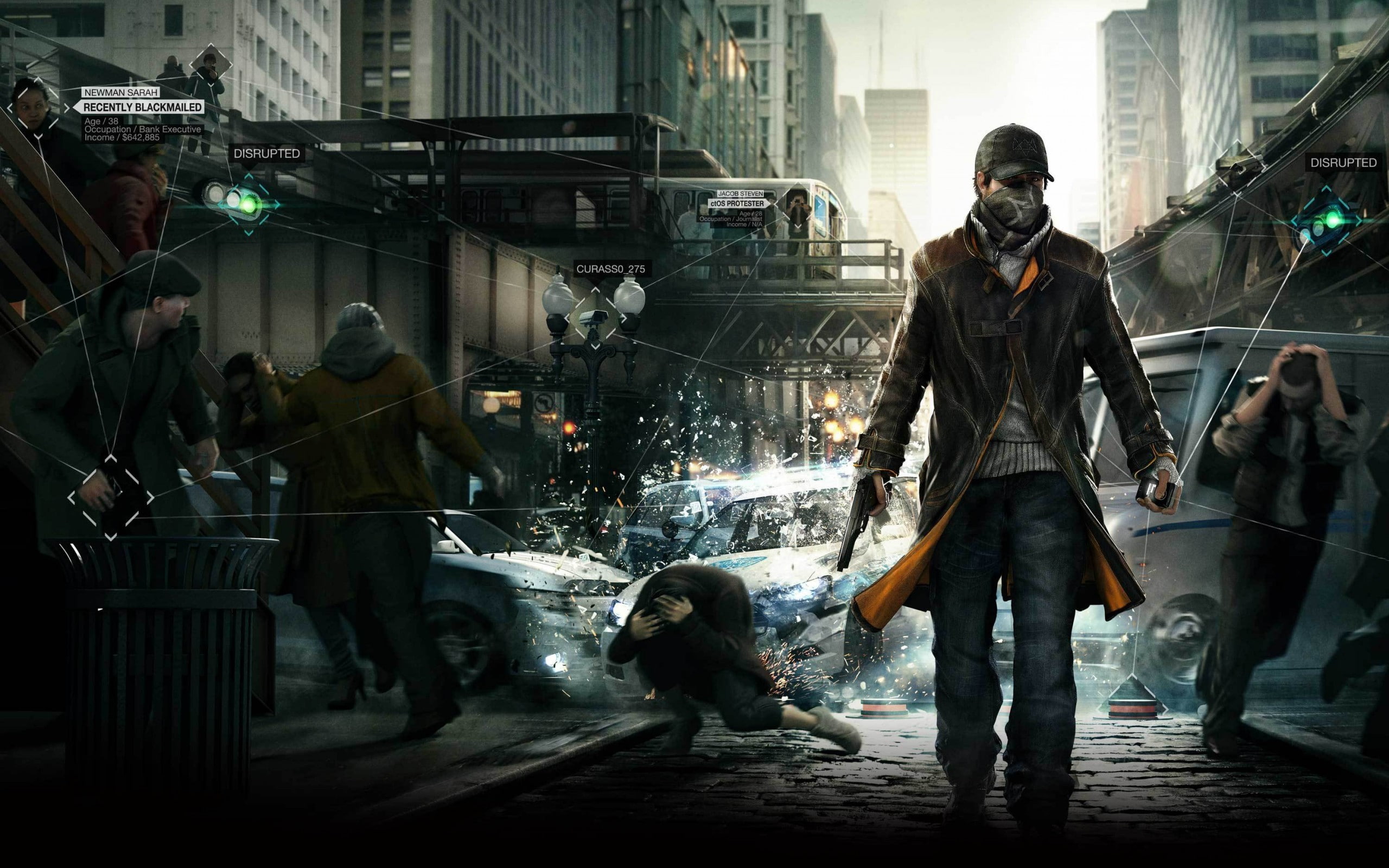 Video Game, 2K, Aiden Pearce, Watch Dogs, HD Wallpaper