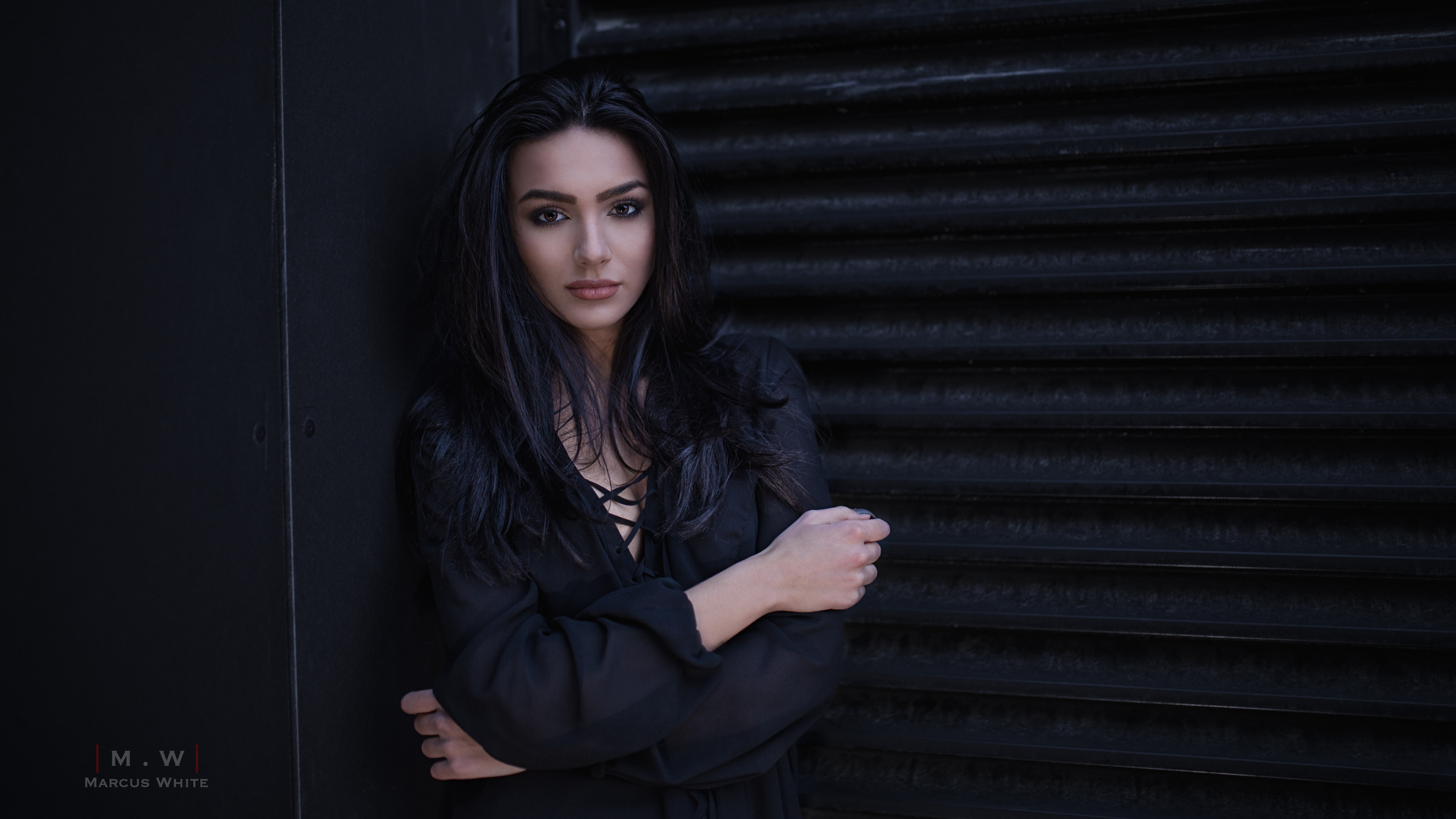 real people, brown hair, one person, front view, lifestyles, 5K, dark hair, adult, jacket, young women, indoors, Marcus White, brown eyes, standing, contemplation, HD Wallpaper