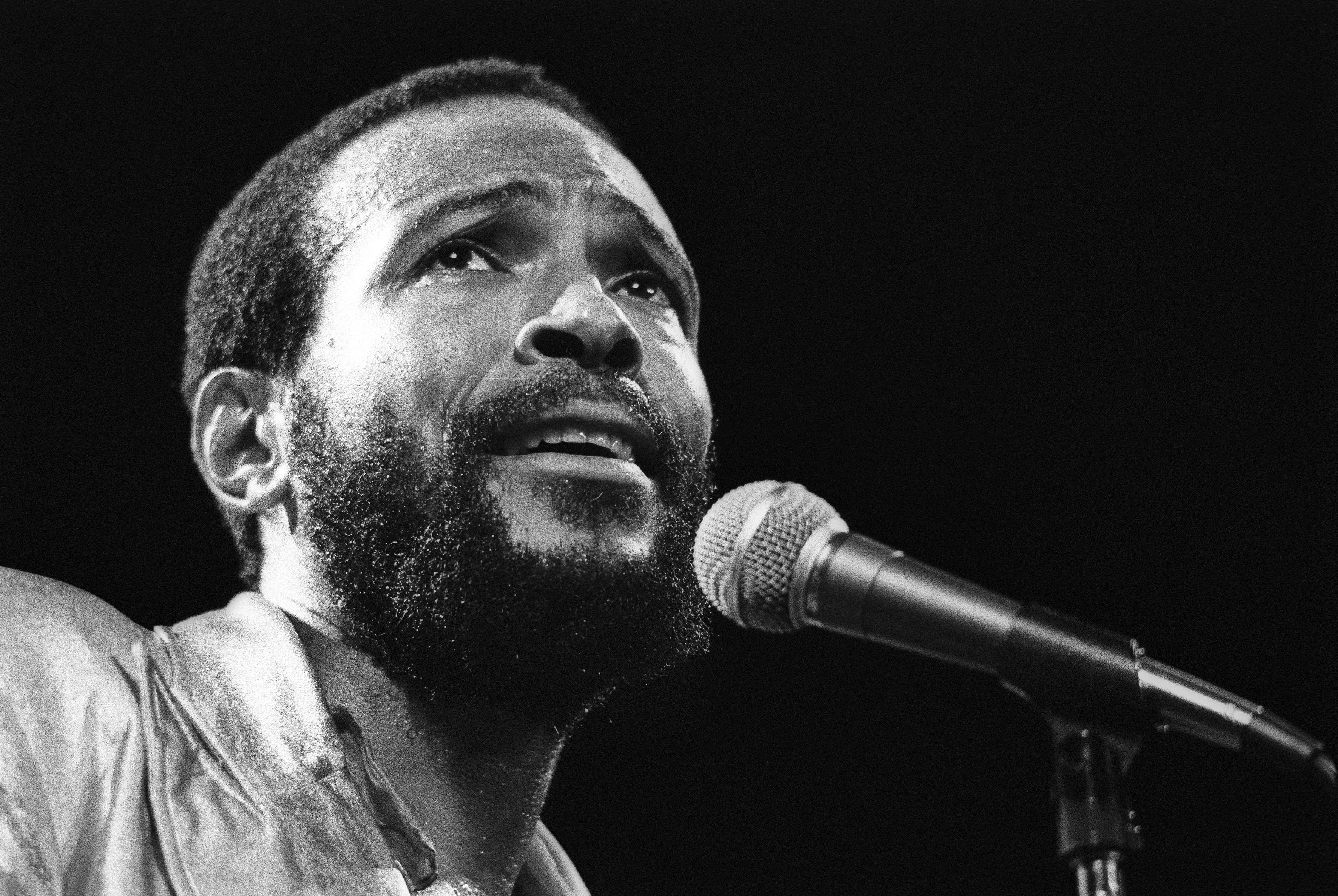 karaoke, motown, orchestra, performer, adult, music, men, mouth open, sound, singing, input device, marvin gaye, man, portrait, jazz Music, face, 2K, speech, HD Wallpaper
