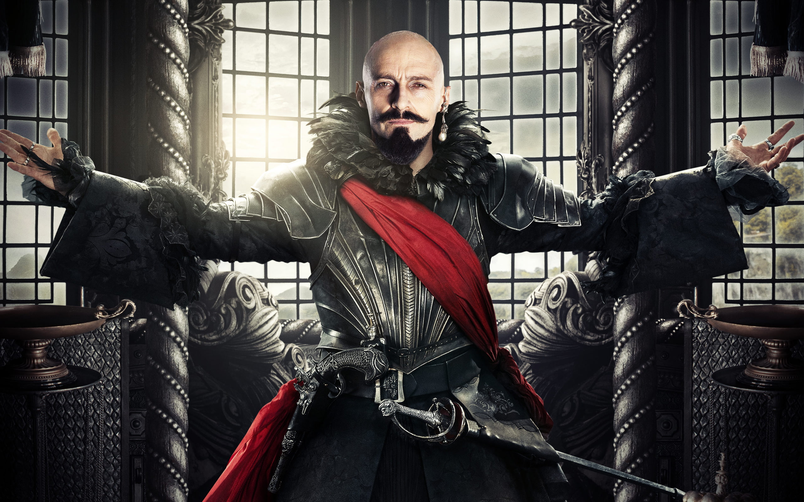 hugh, blackbeard, pan, jackman, 2K, HD Wallpaper