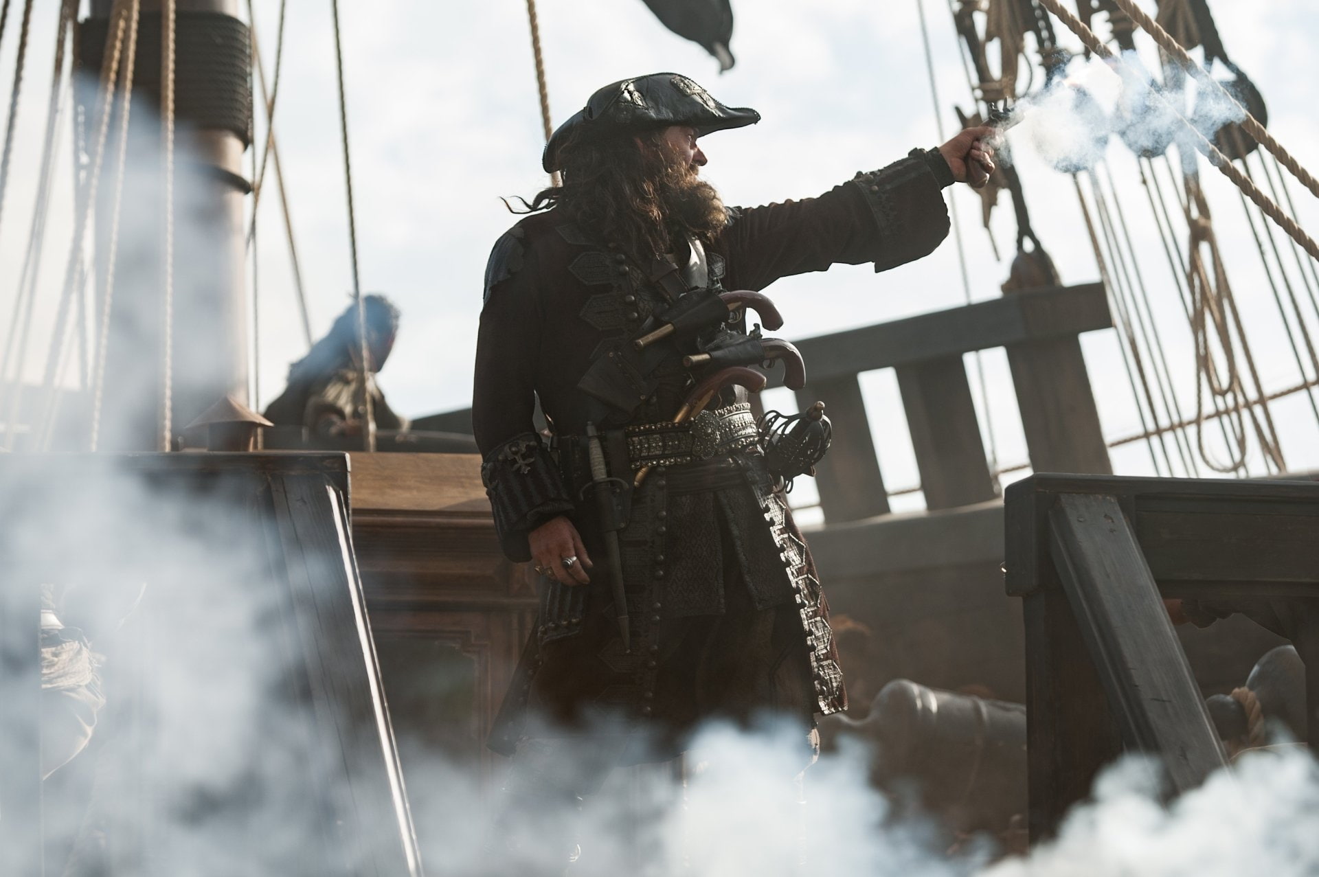1080P, TV Show, Ray Stevenson, Blackbeard (Black Sails), Edward Teach, Black Sails, HD Wallpaper