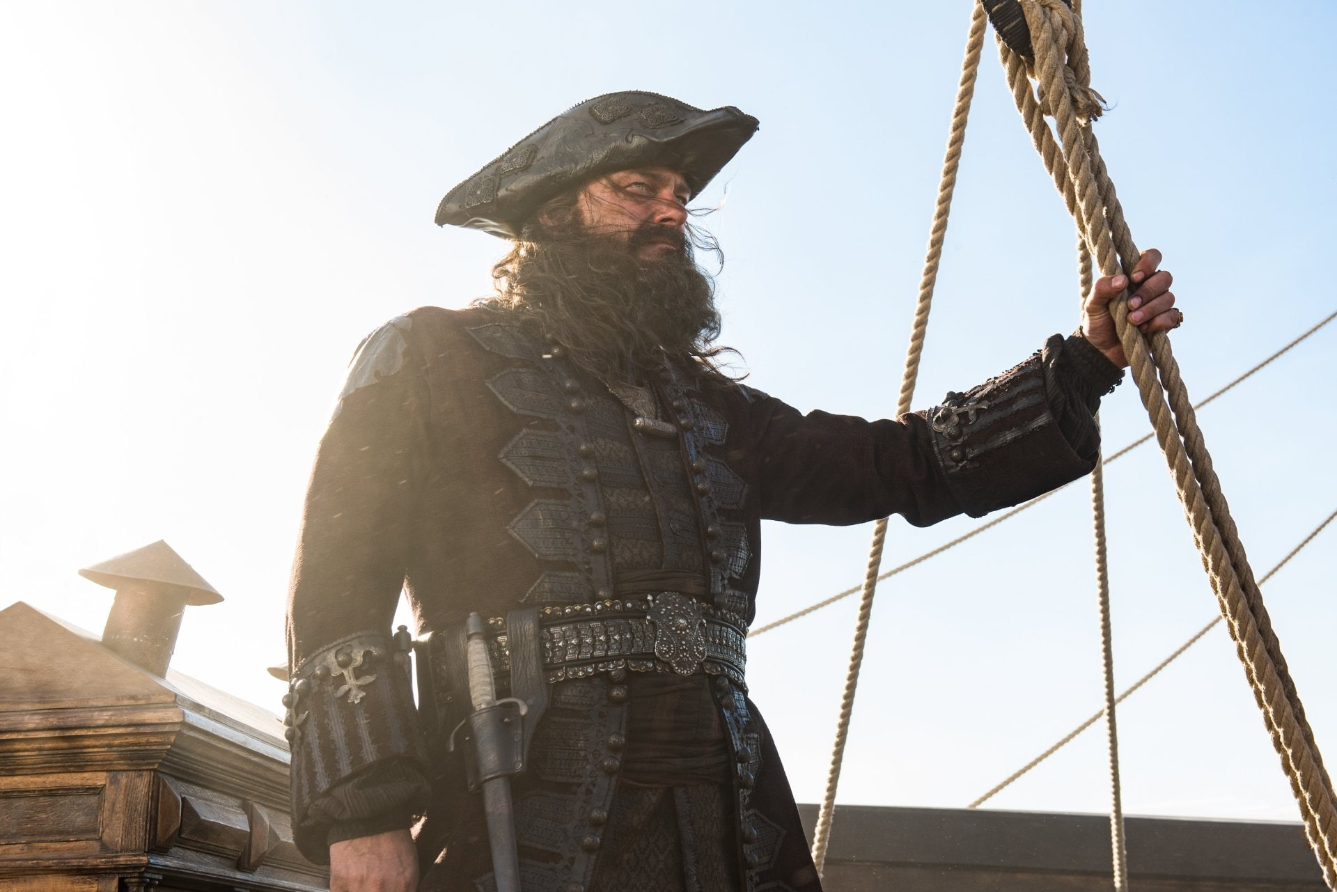 1080P, TV Show, Blackbeard (Black Sails), Black Sails, Pirate, HD Wallpaper