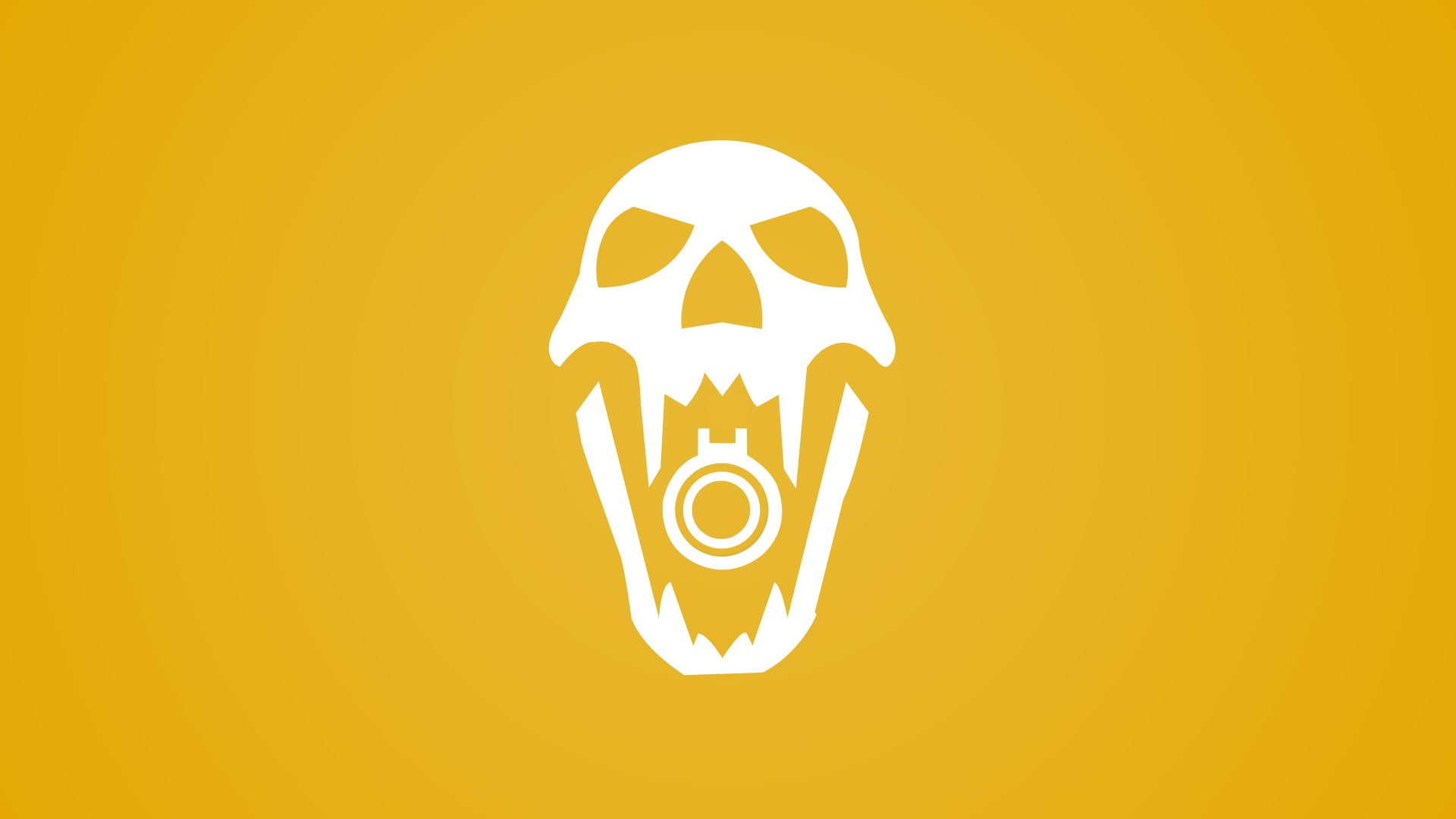 1080P, Yellow, Tom Clancys Rainbow Six: Siege, Minimalist, Video Game, Blackbeard (Tom Clancys Rainbow Six: Siege), Operation Dust Line, Skull, HD Wallpaper