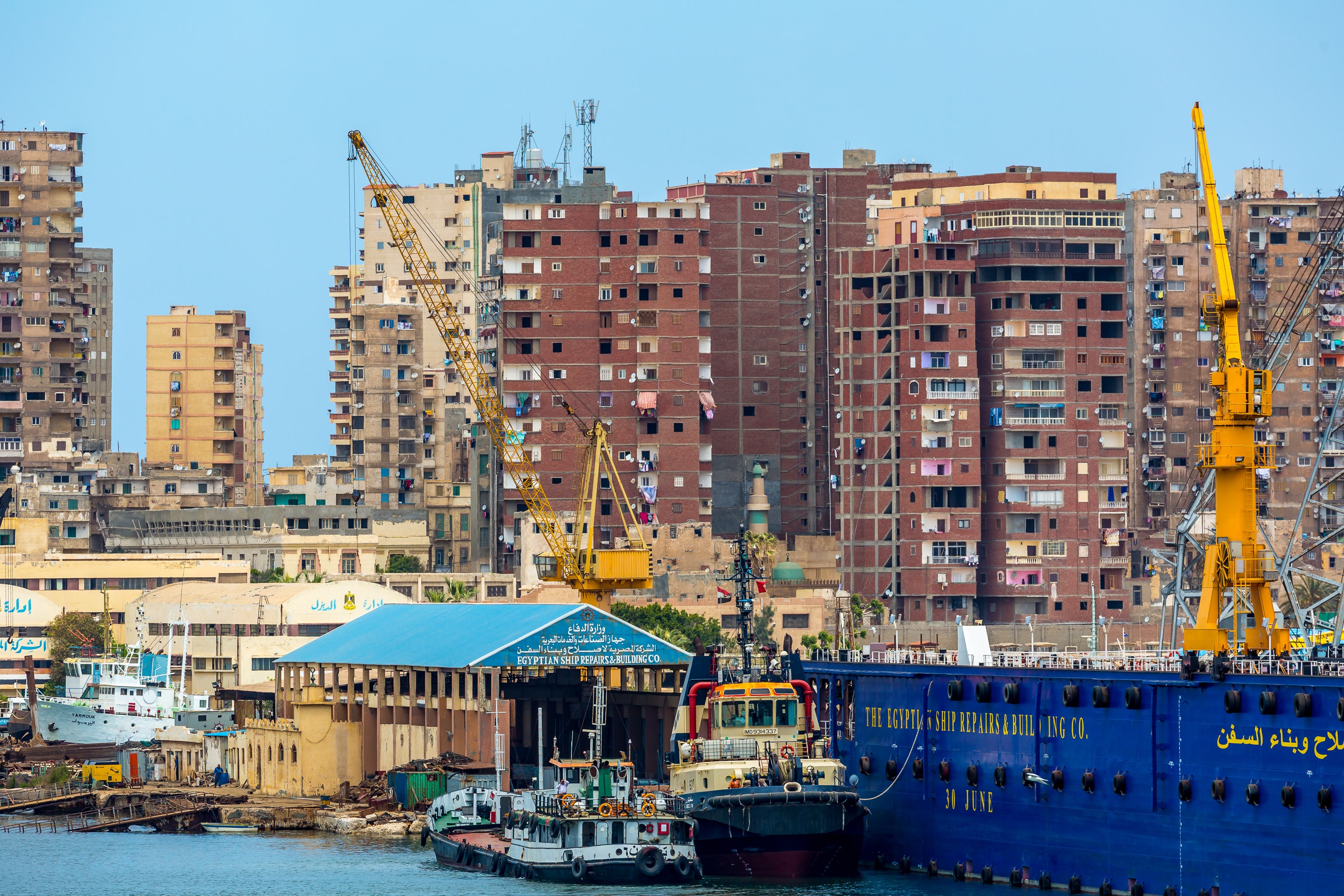 marina, residential district, urban, egypt, building, nautical vessel, travel destinations, city, water, cityscape, crowded living, architecture, transportation, HD Wallpaper